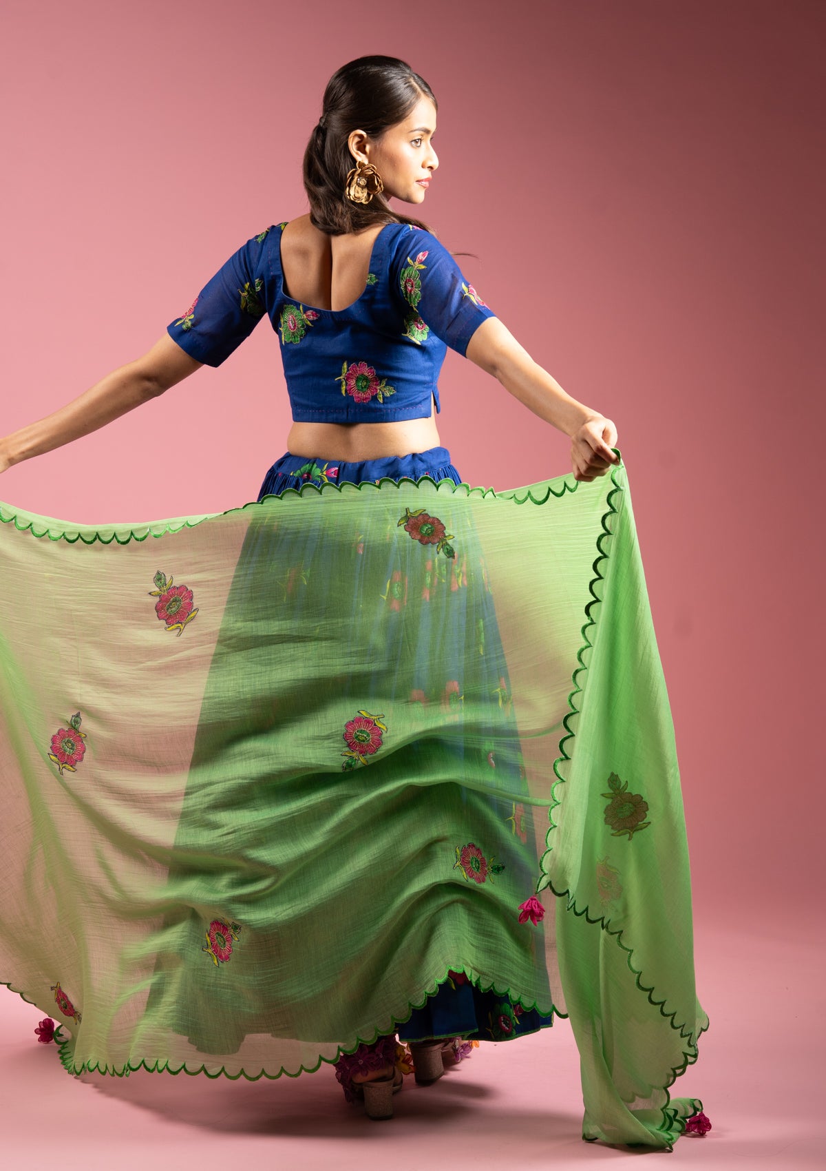 Gaana Green Dupatta