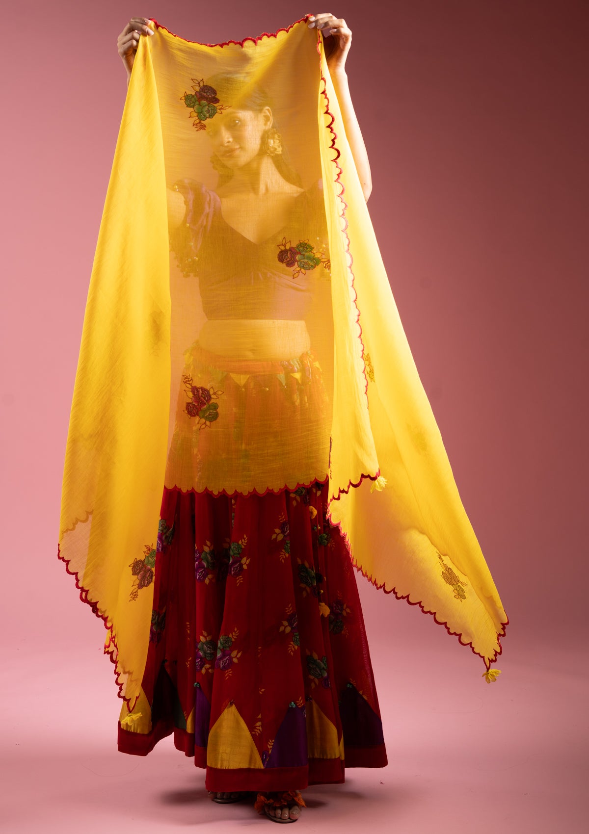 Taal Yellow Dupatta