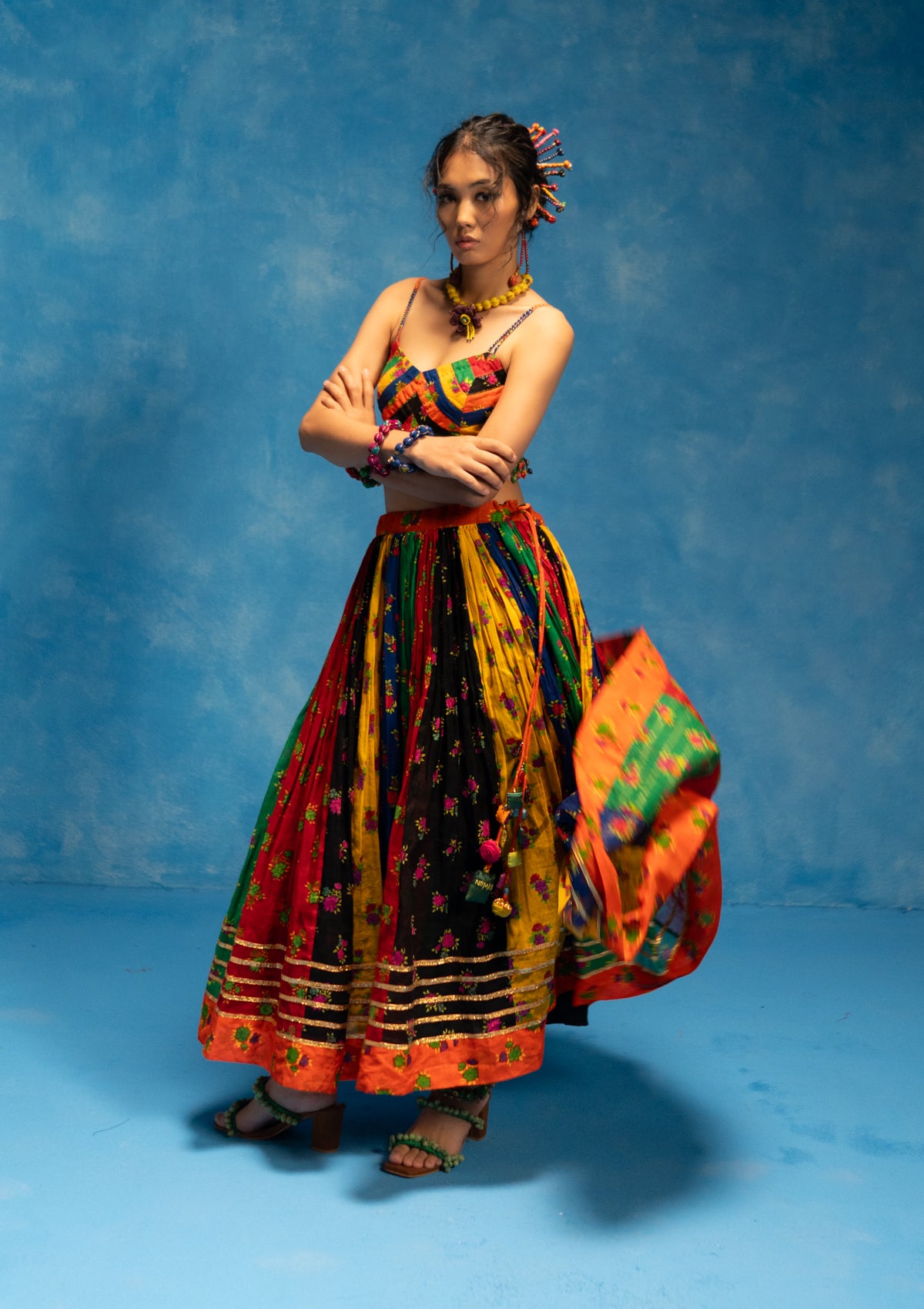 Toran Skirt & Bustier Set