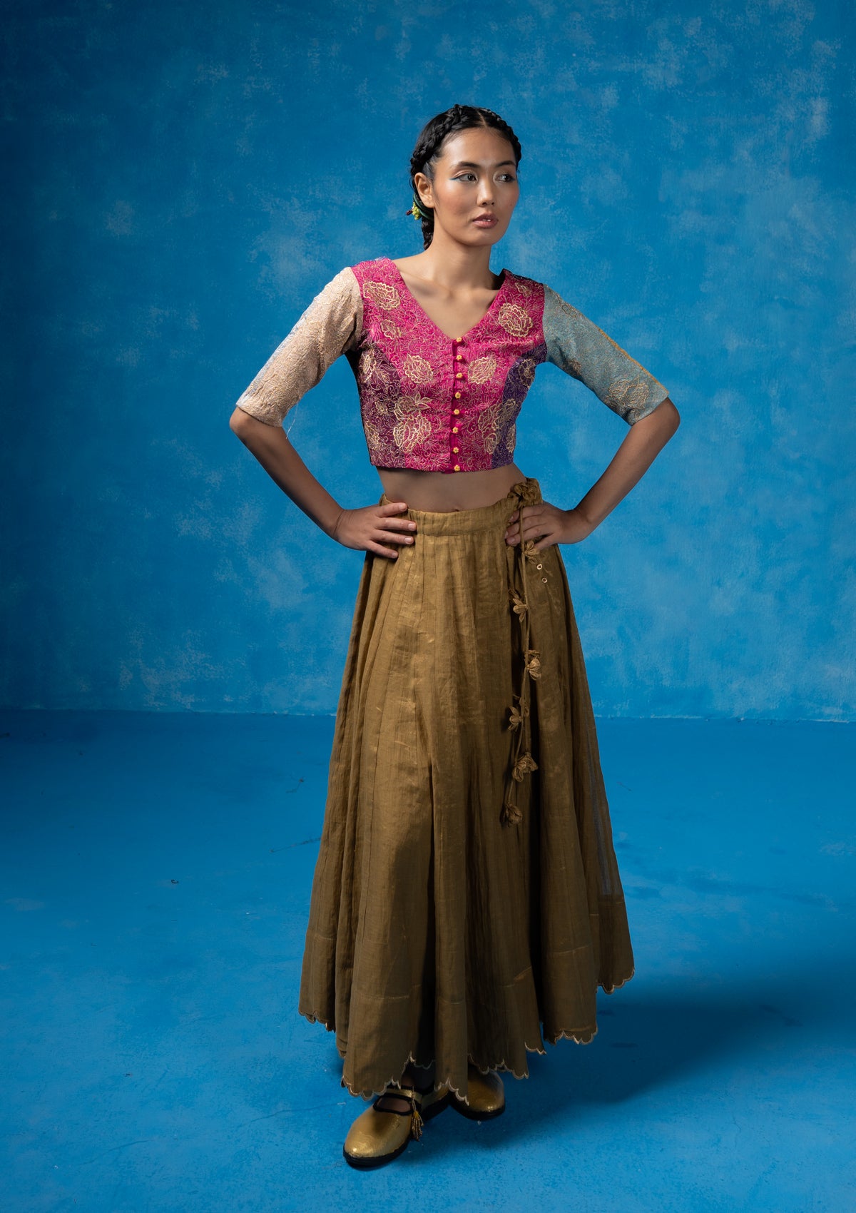 Phuljhadi Tissue Skirt