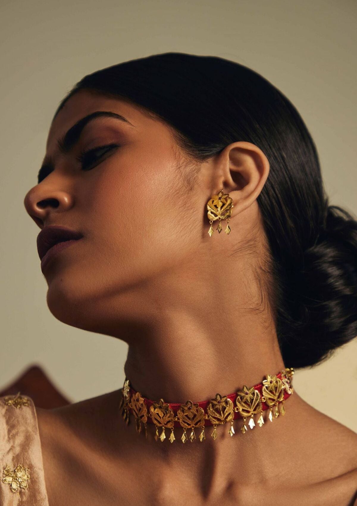 Kaliha Gold Earrings