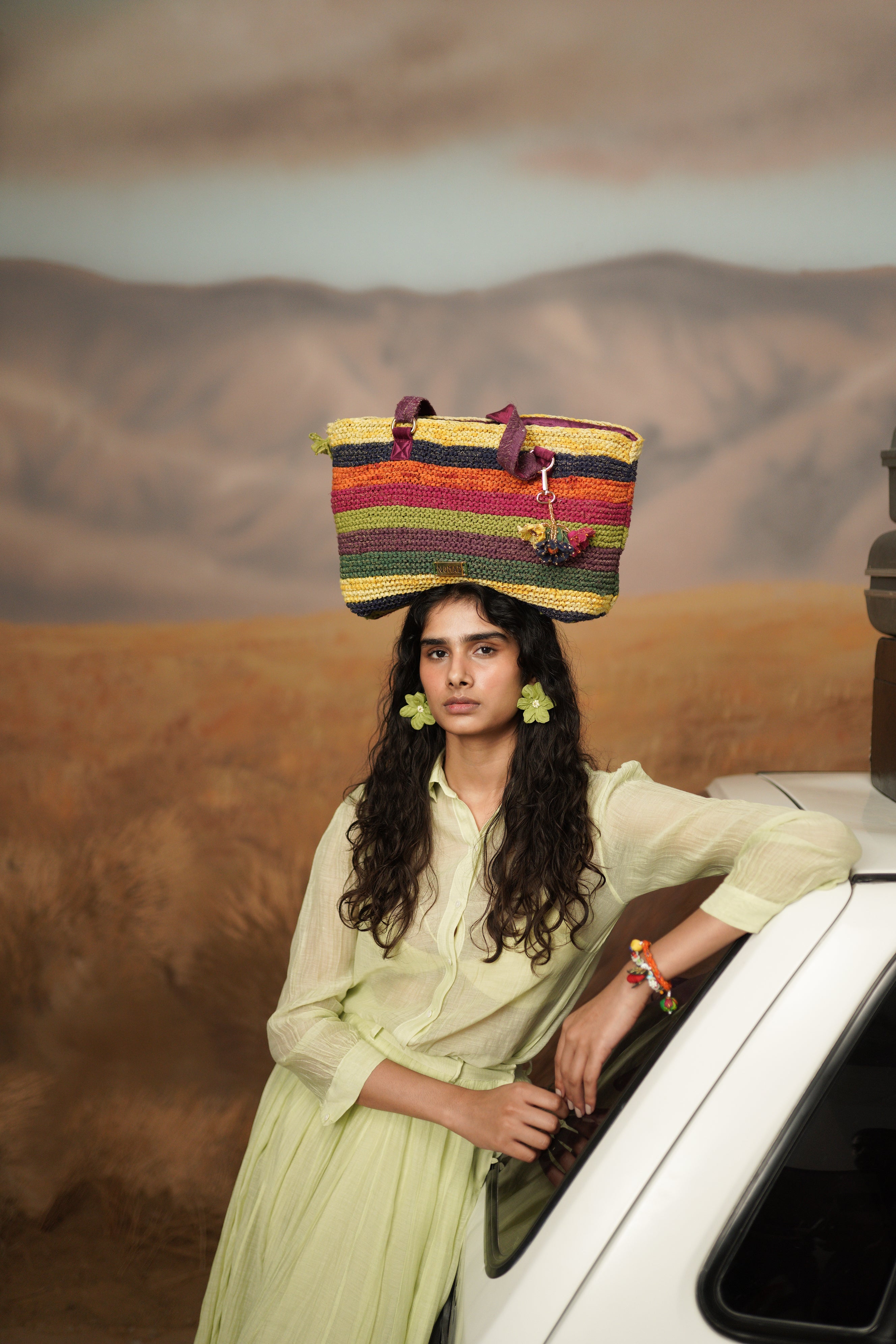 Carnival Knit Tote Bag