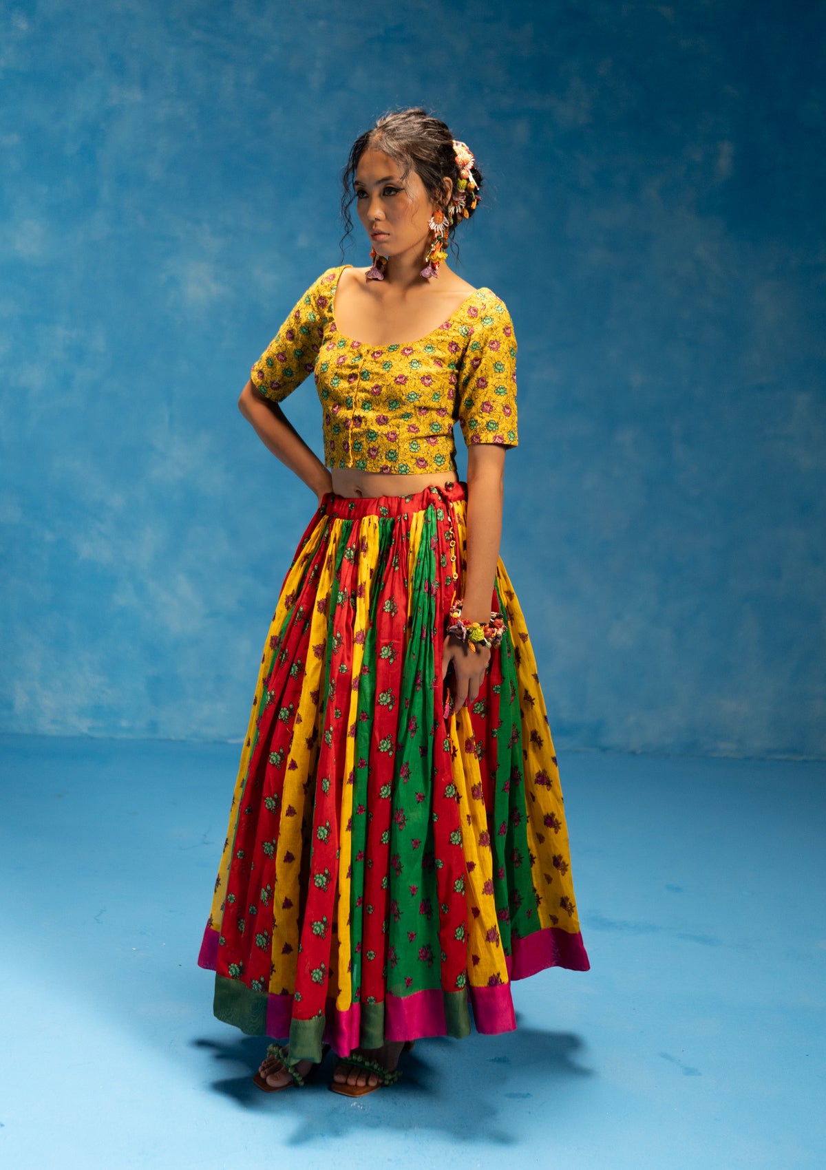 Kalash Multi-Color Skirt