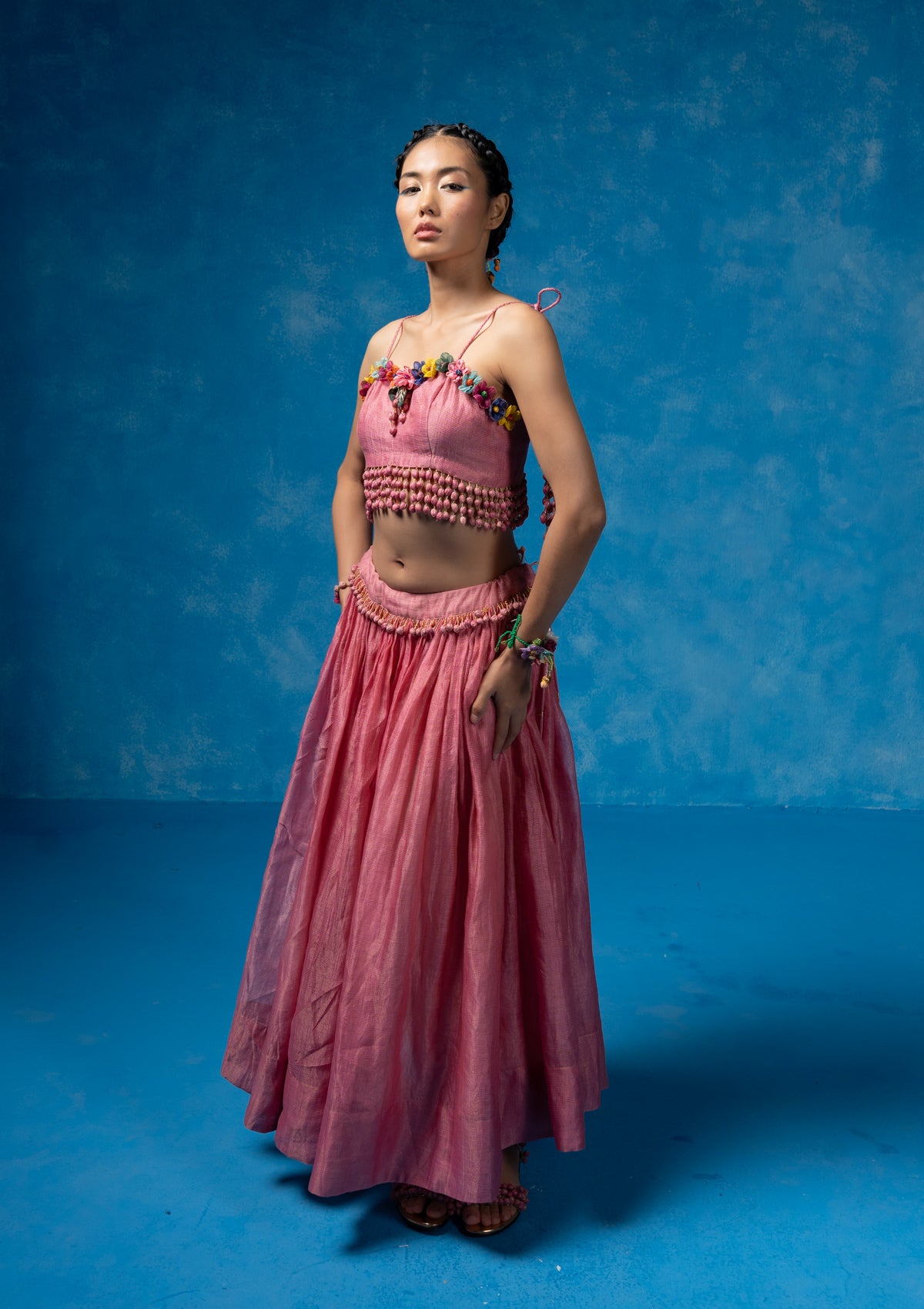 Shreepatra Skirt & Bustier Set