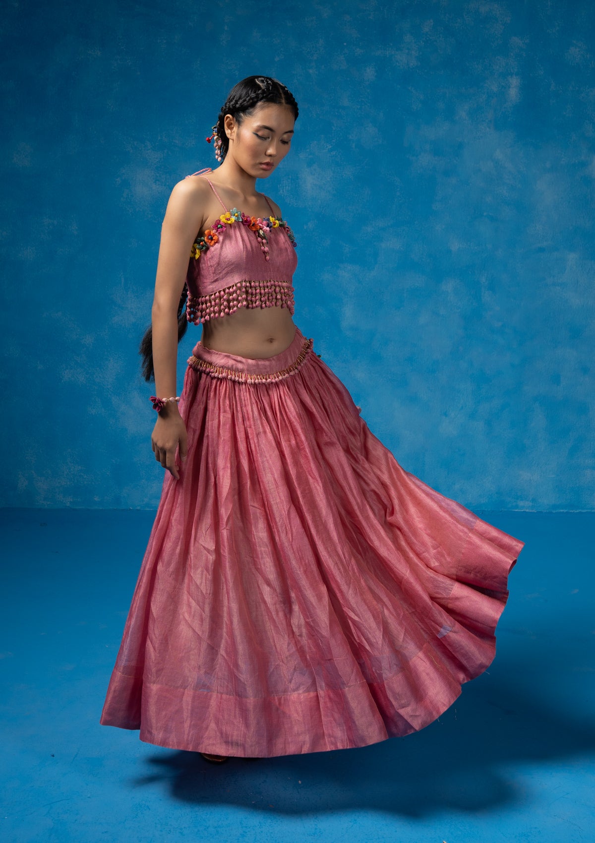 Shreepatra Skirt & Bustier Set