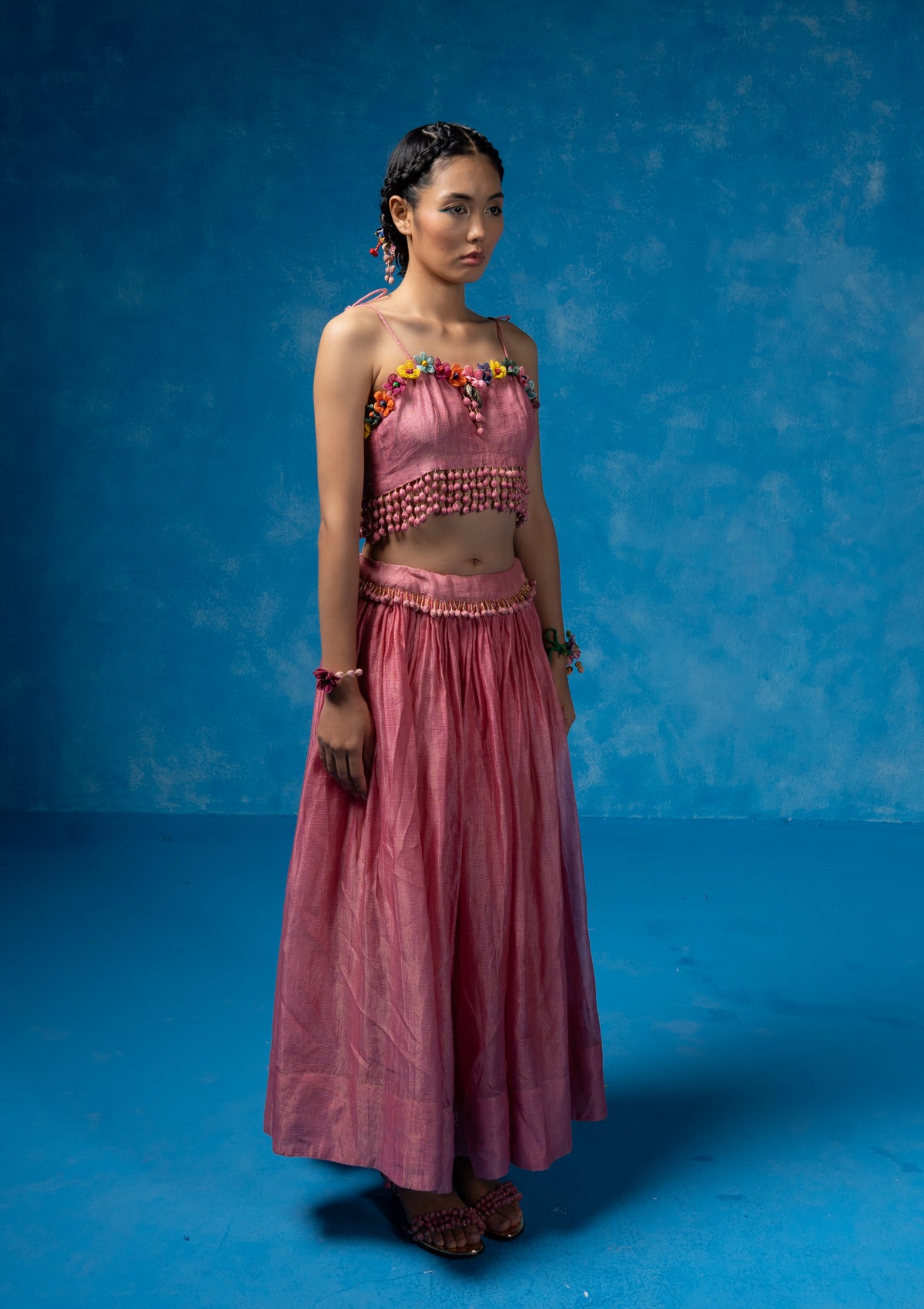 Shreepatra Skirt & Bustier Set