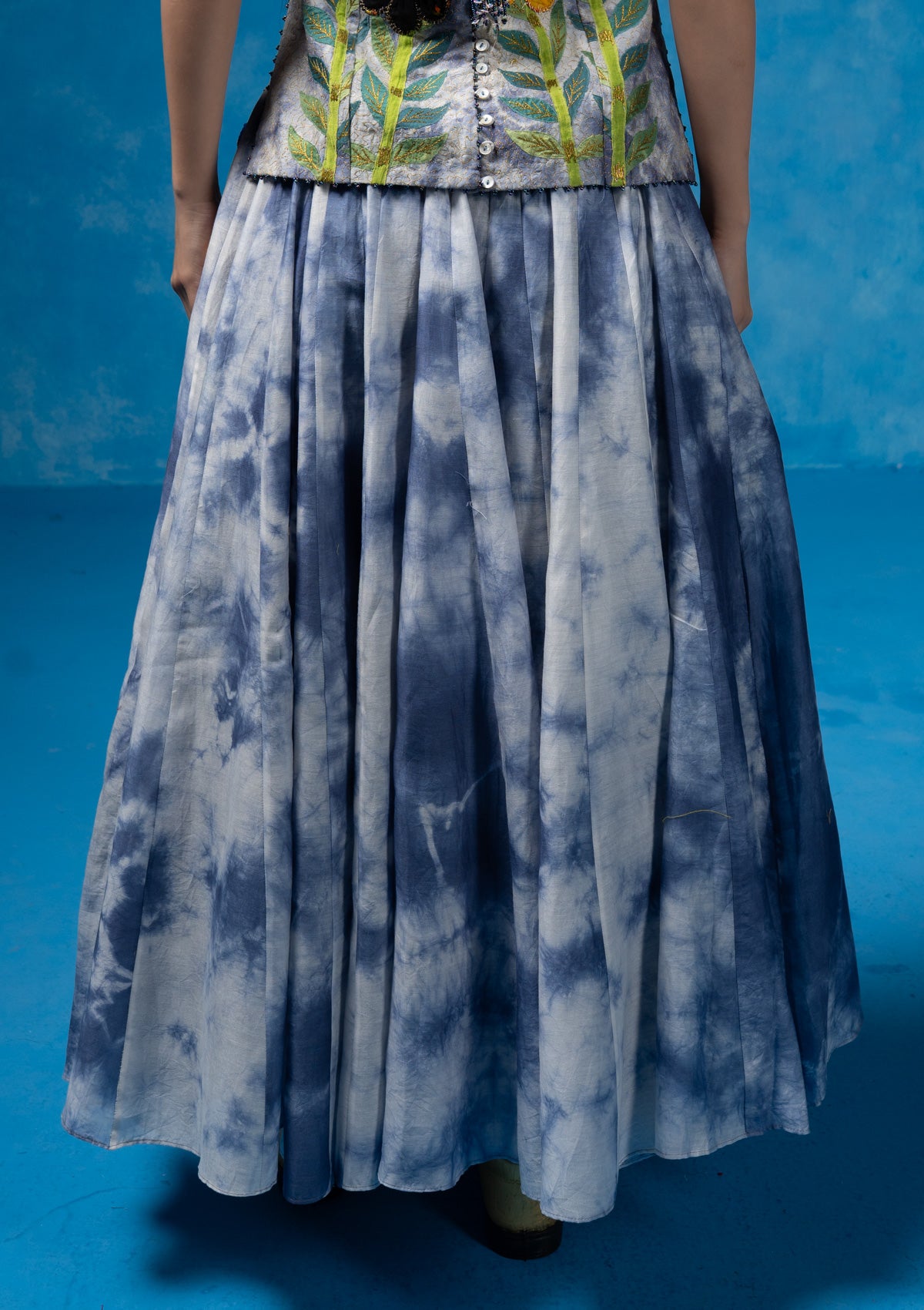 Vedi Blouse,Skirt & Dupatta Set