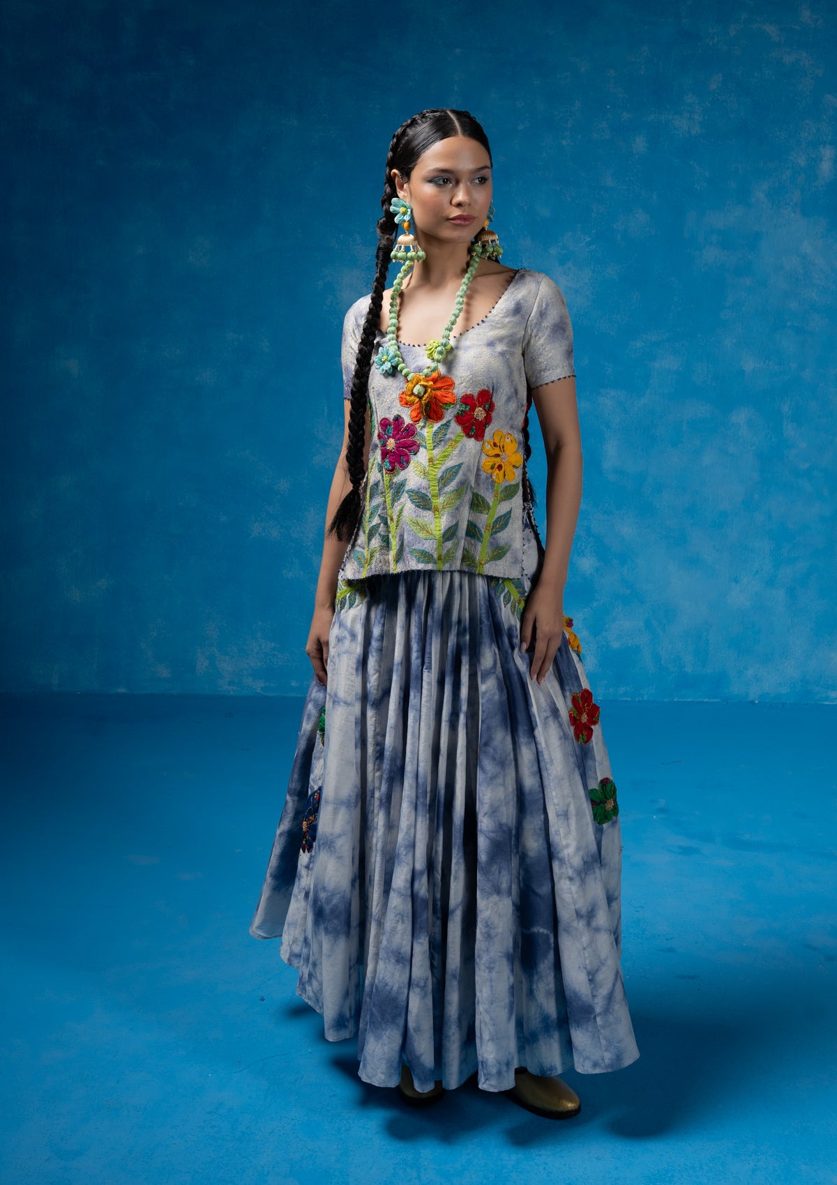 Vedi Blouse & Skirt Set