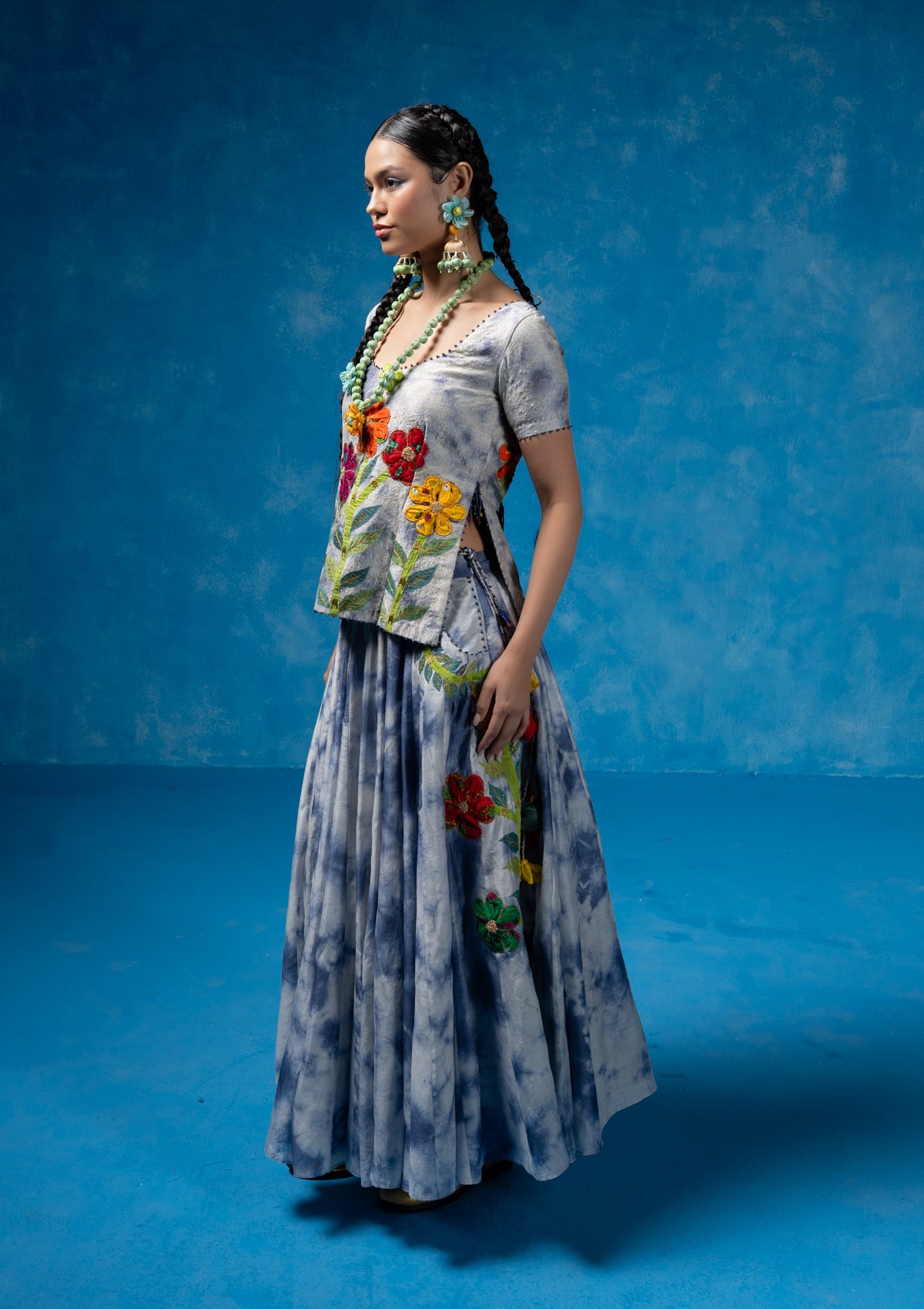 Vedi Blouse & Skirt Set