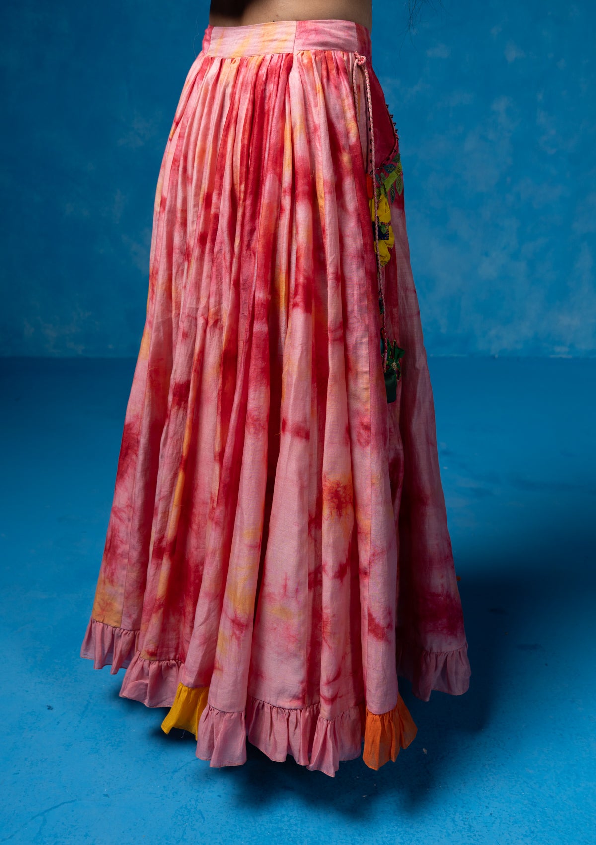 Rangavali Tie-die Skirt