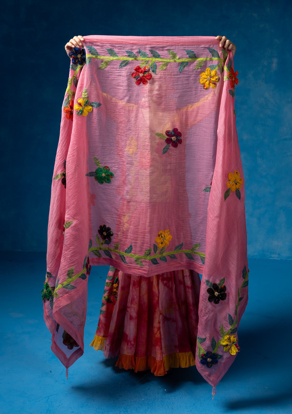 Rangavali Floral Dupatta
