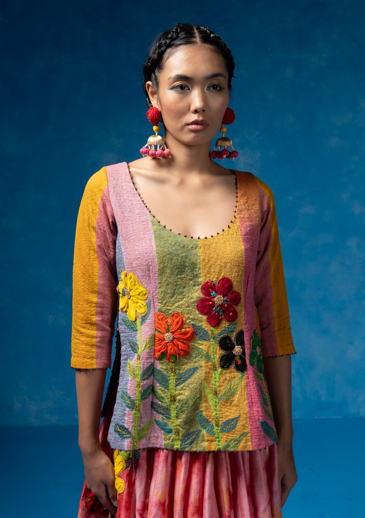 Rangavali Choli,Skirt & Dupatta Set