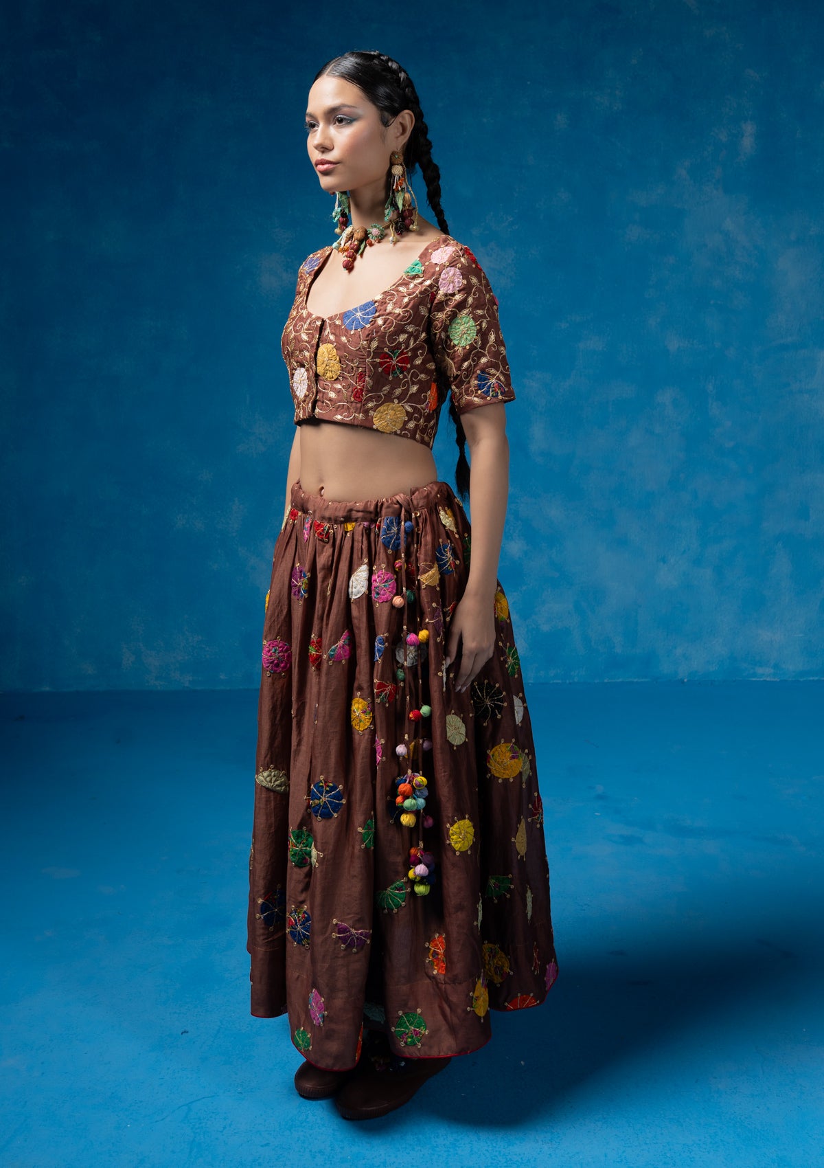 Anarika Skirt & Blouse Set