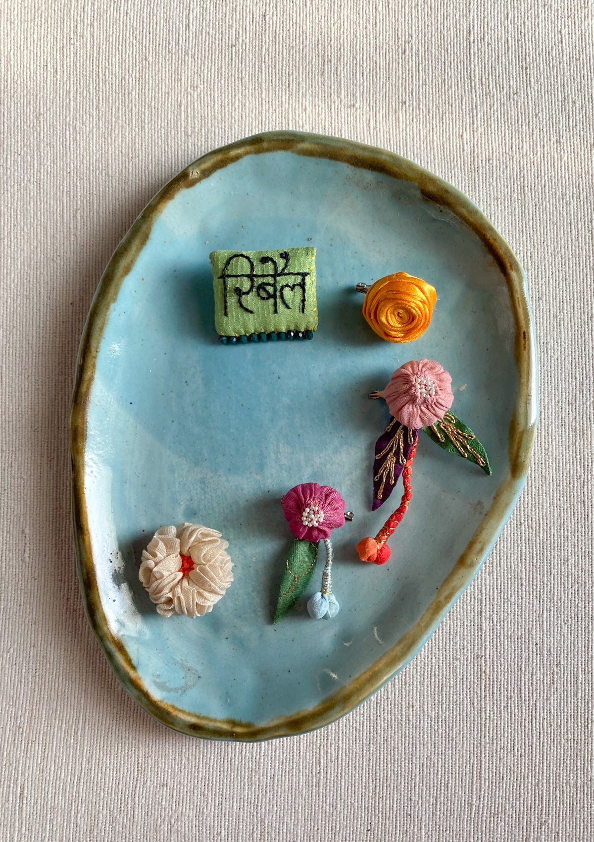 Orchard Brooches- Set of 5