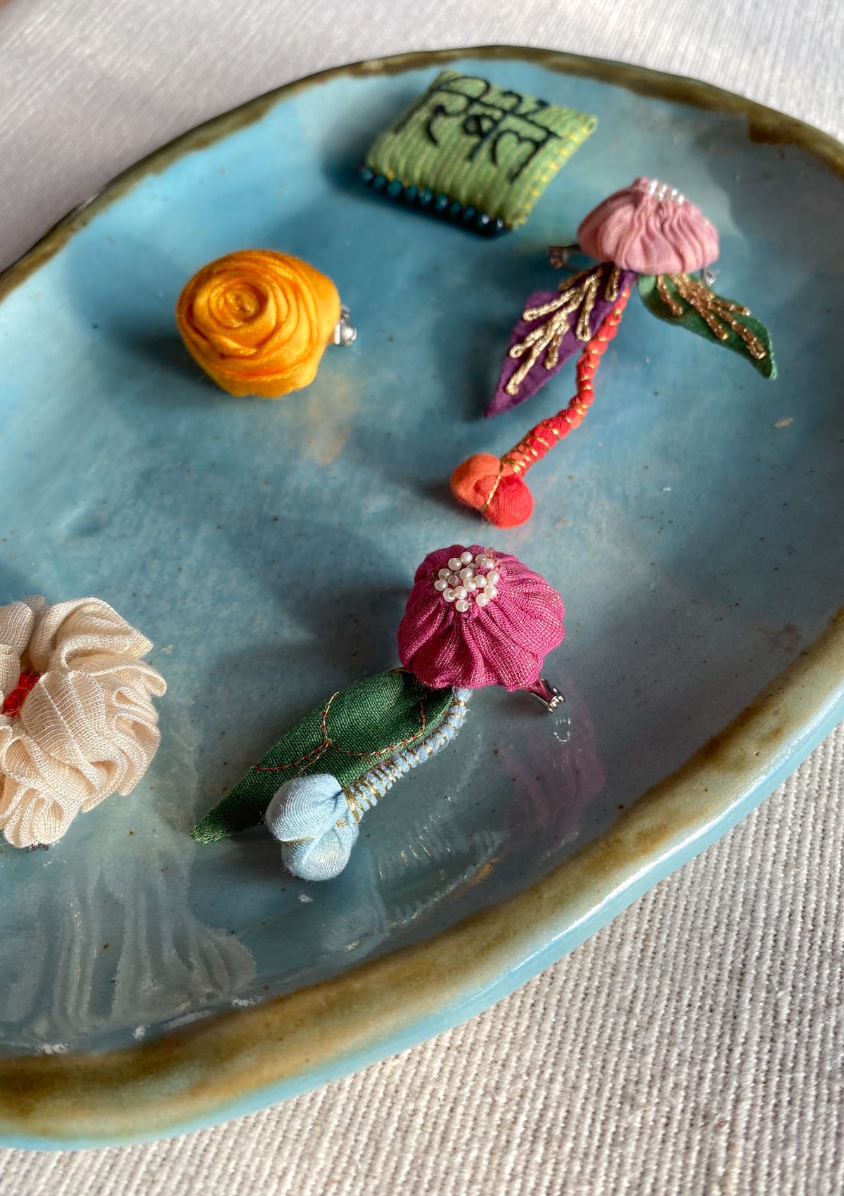 Orchard Brooches- Set of 5