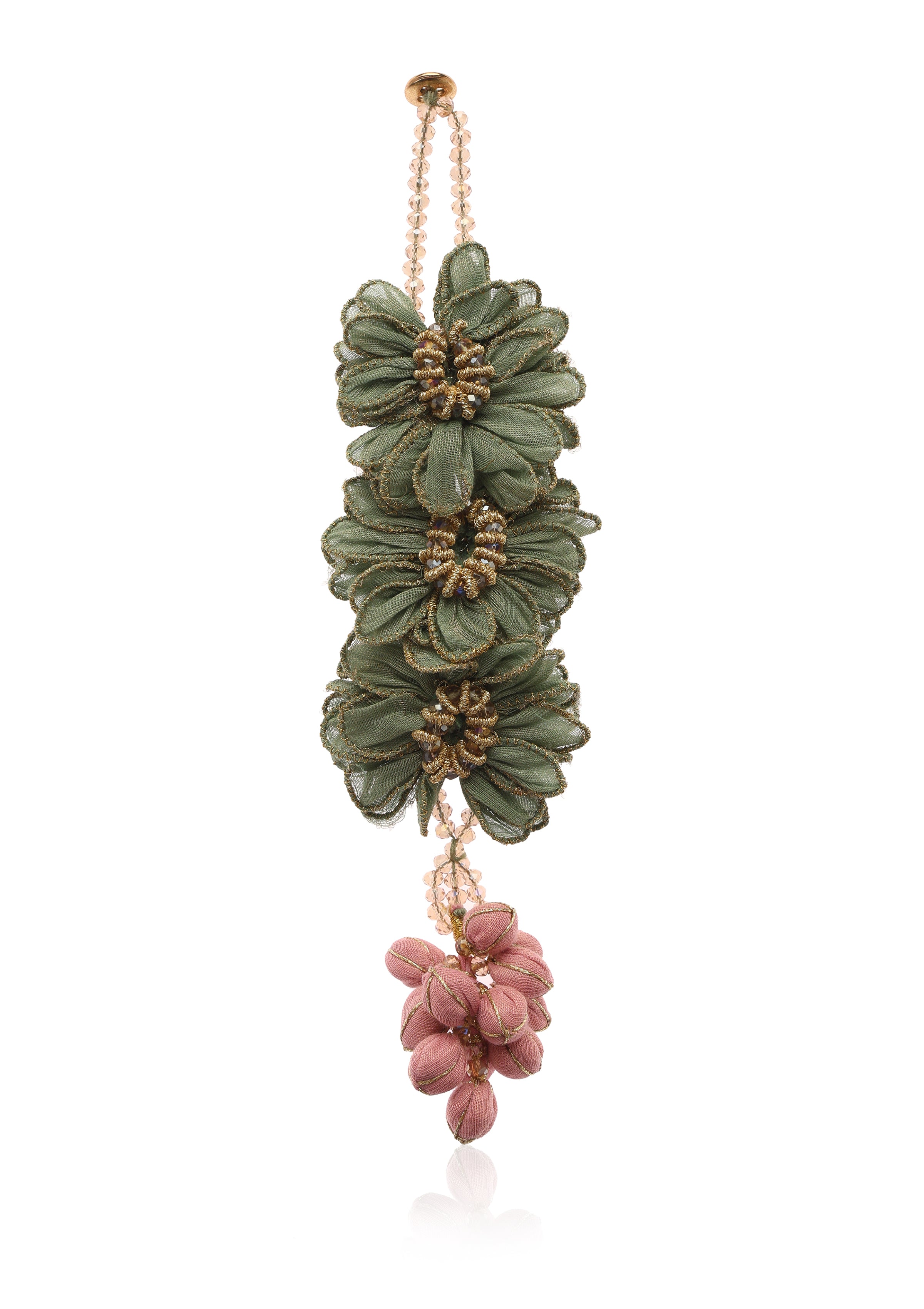 Lily Floral Bead Bracelet