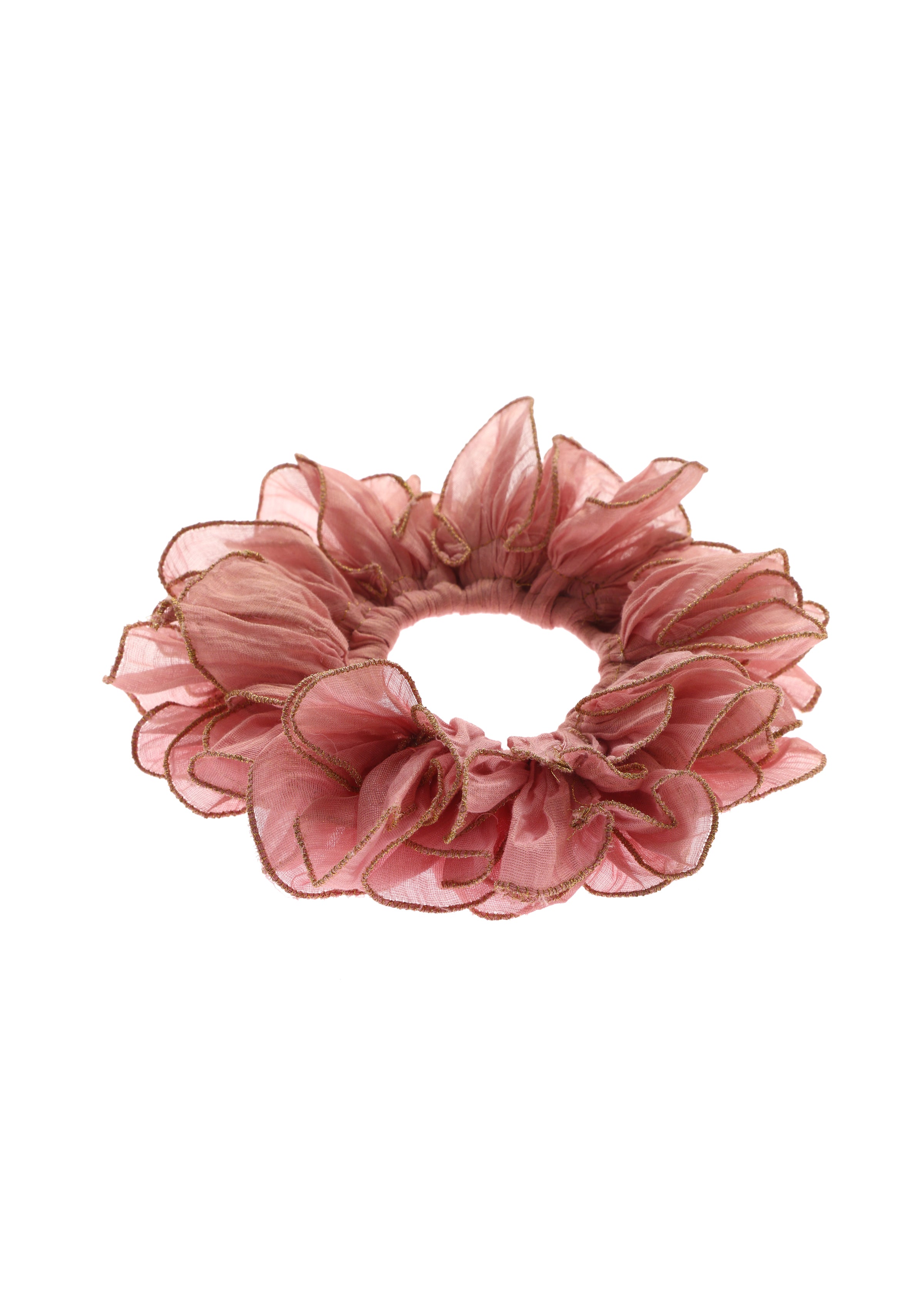 Lily Floral Scrunchie Rubber Band