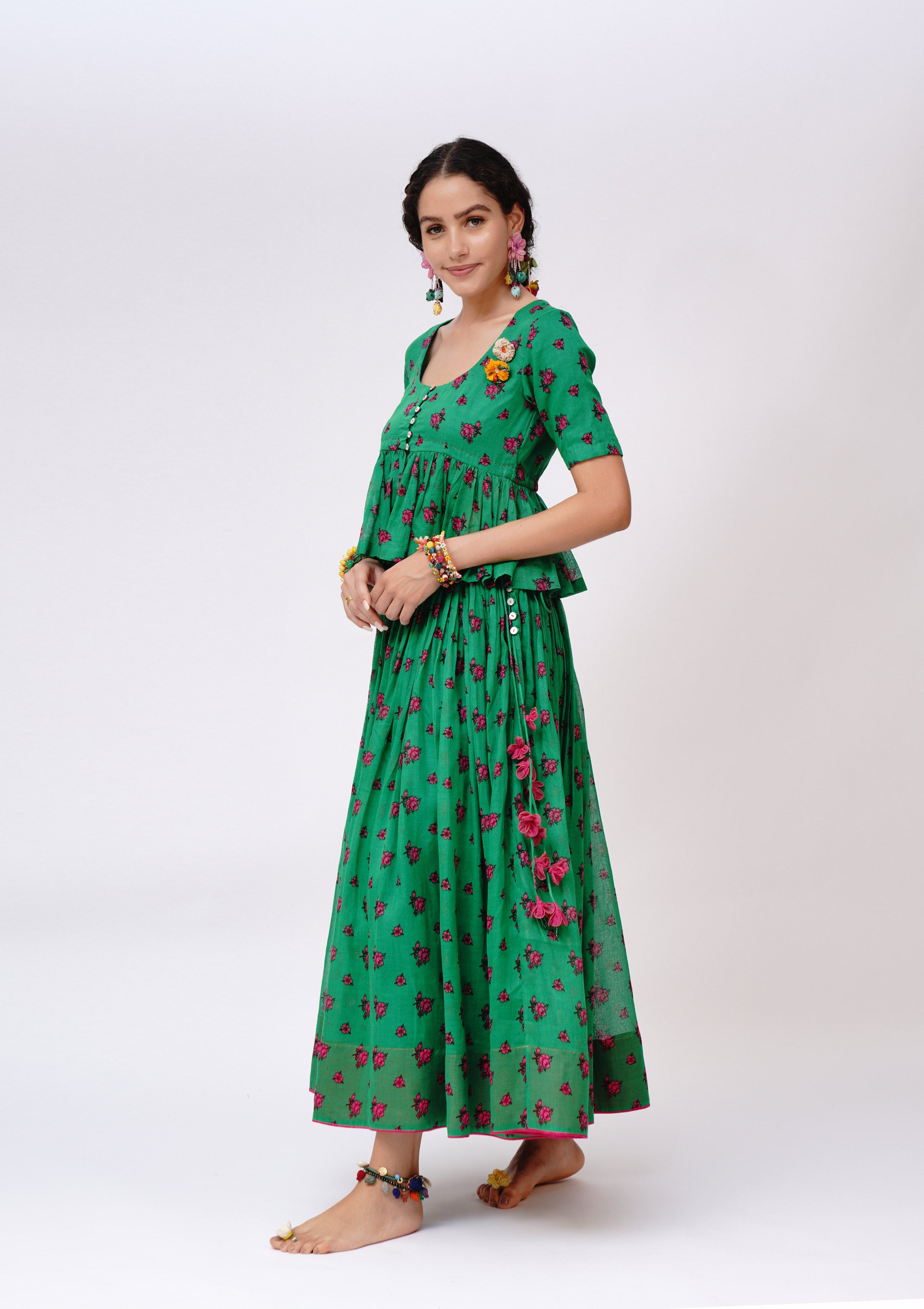 Gulri Ghagra & Choli Set