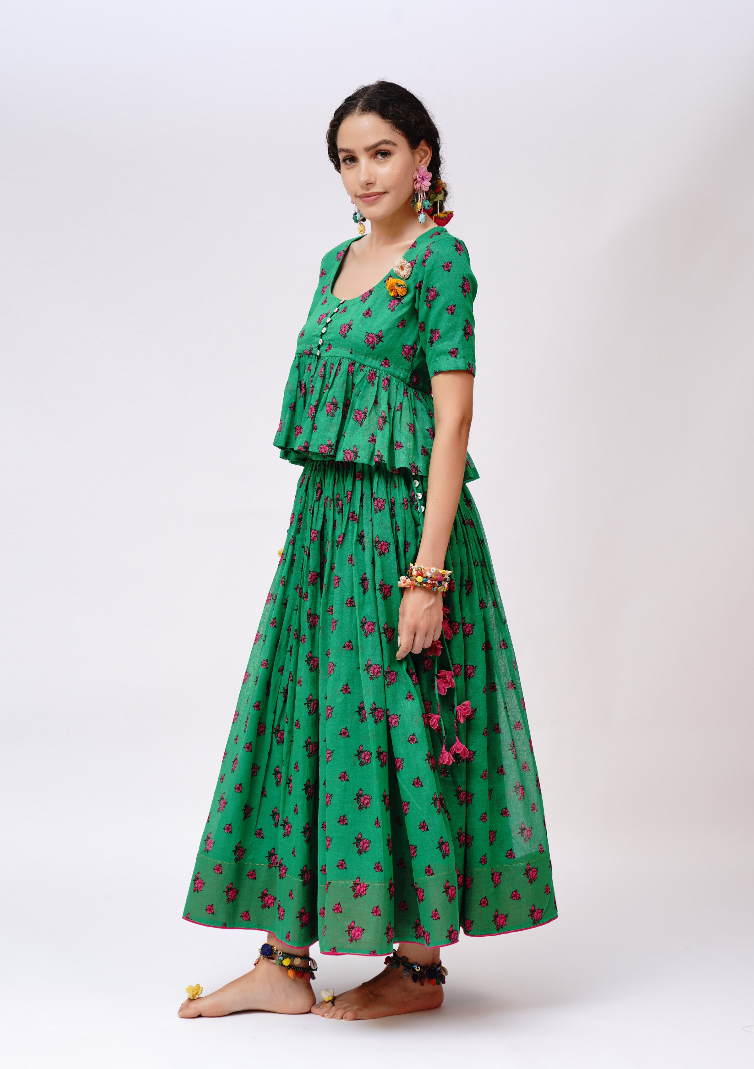 Gulri Ghagra & Choli Set