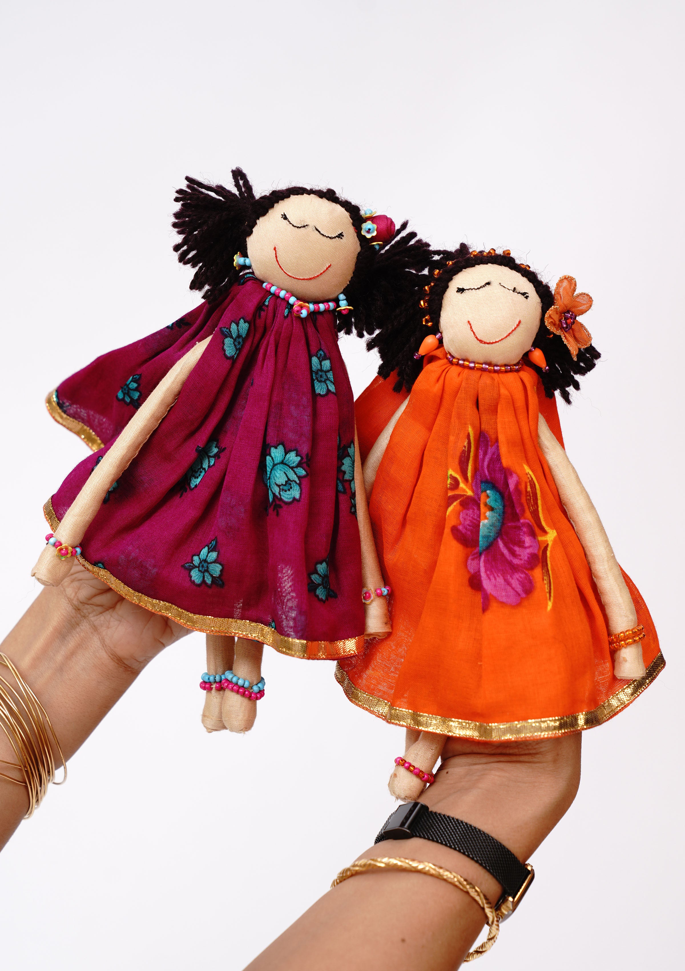 Phulva & Sumi Dolls - Set of 2
