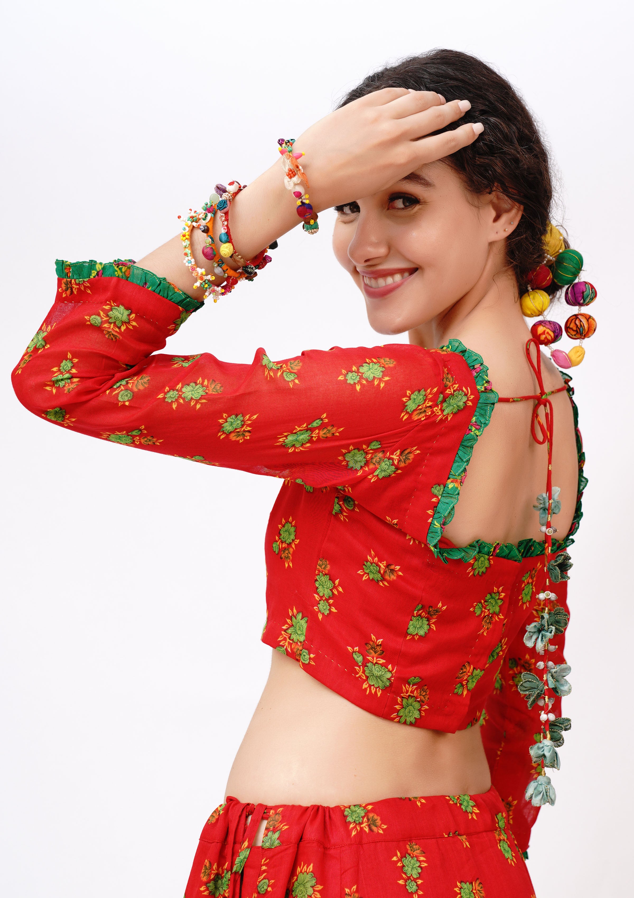 Panghatiya Chitz Blouse