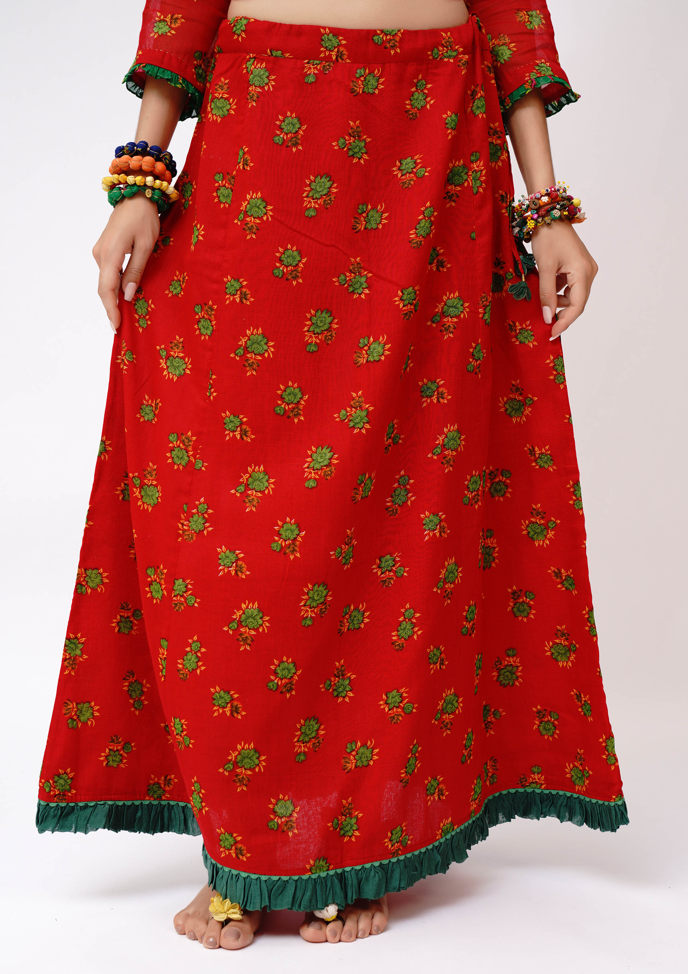 Panghatiya Blouse & Petticoat Set