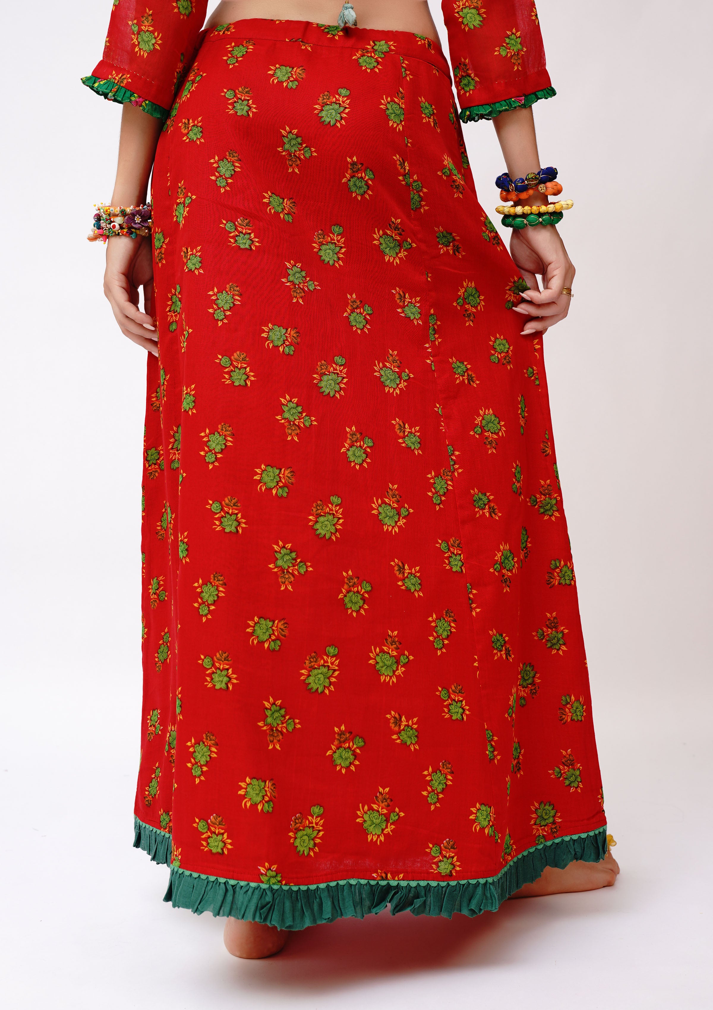 Panghatiya Blouse & Petticoat Set