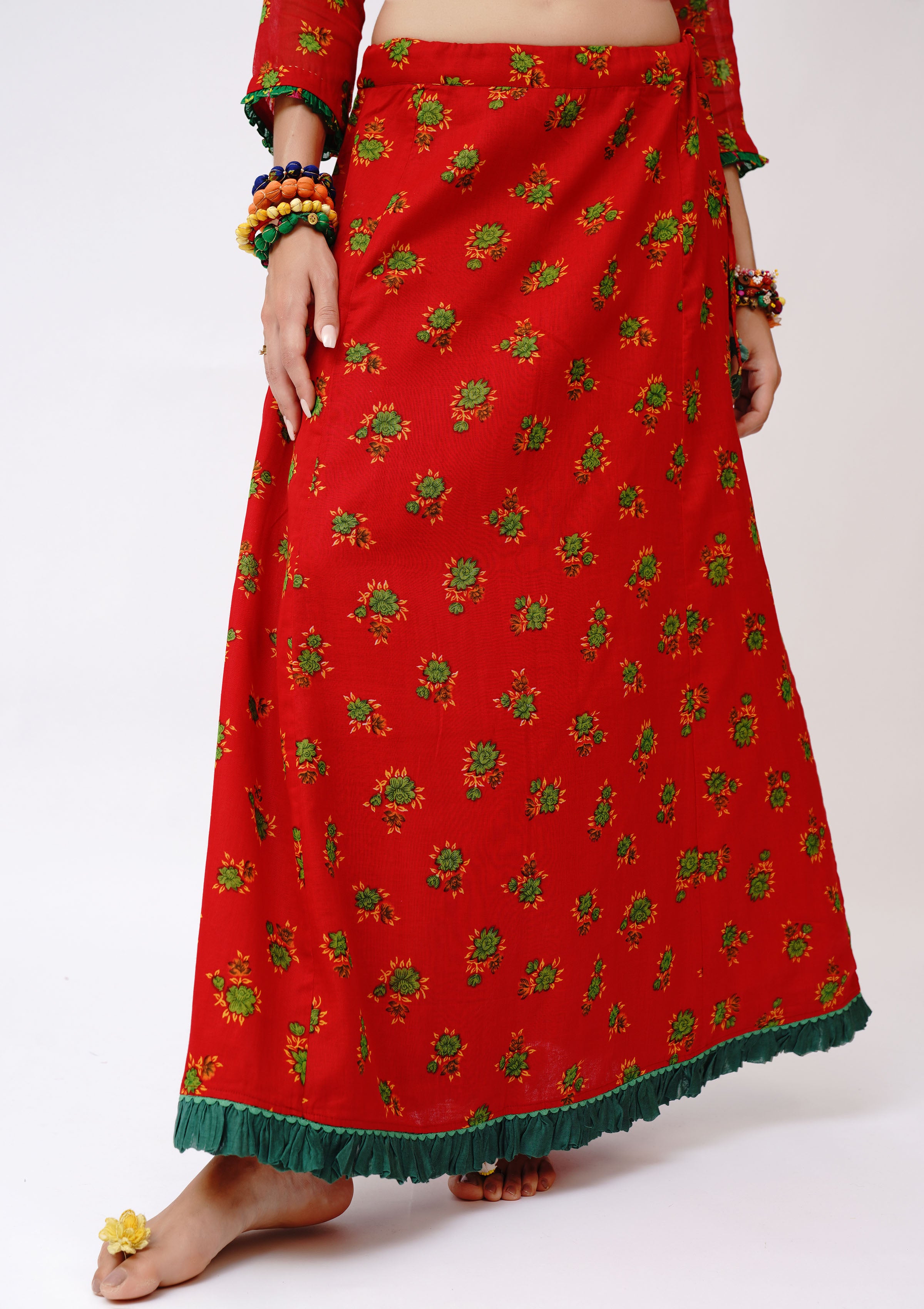 Panghatia Chintz Peticoat