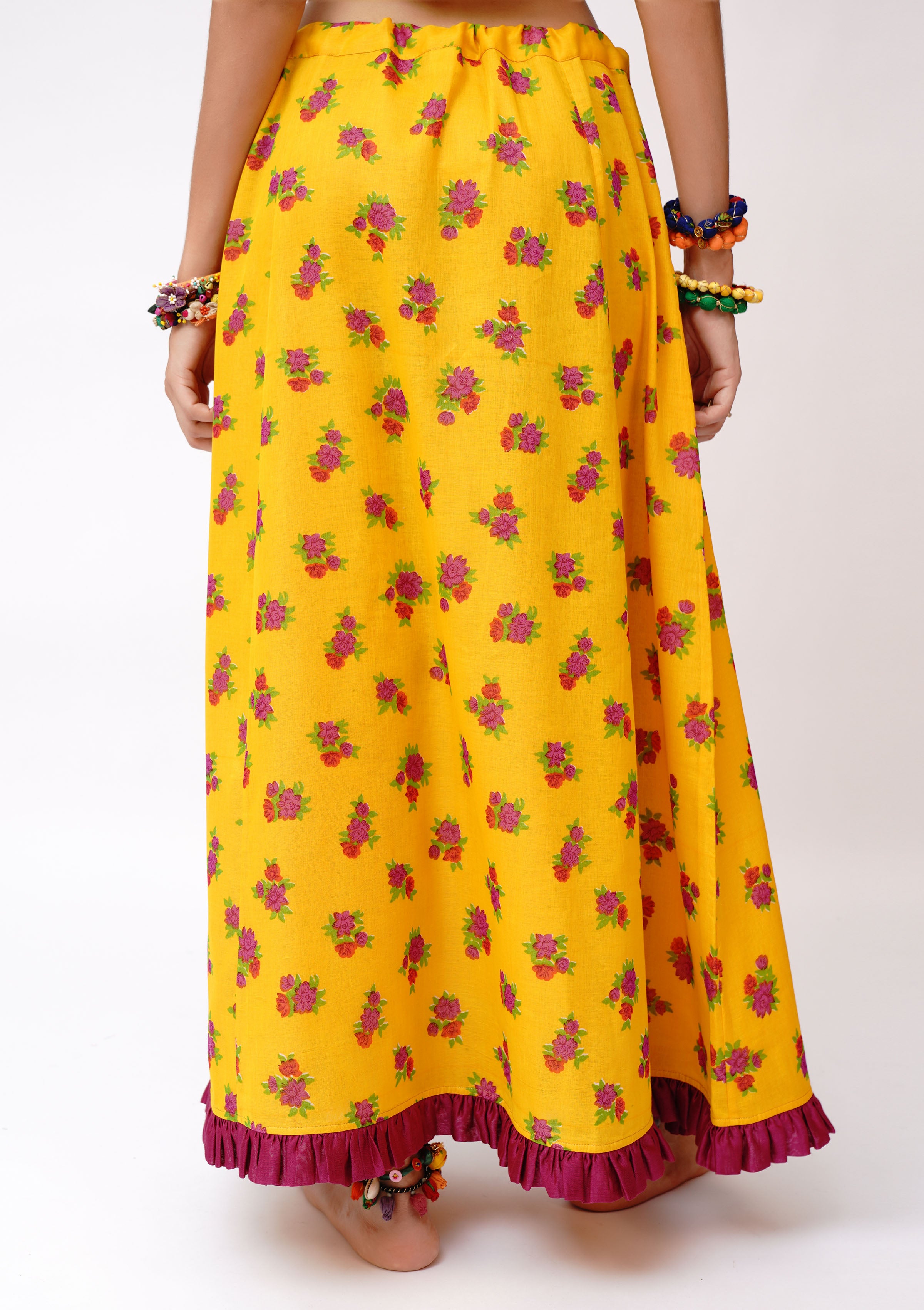 Sajriya Blouse & Petticoat Set