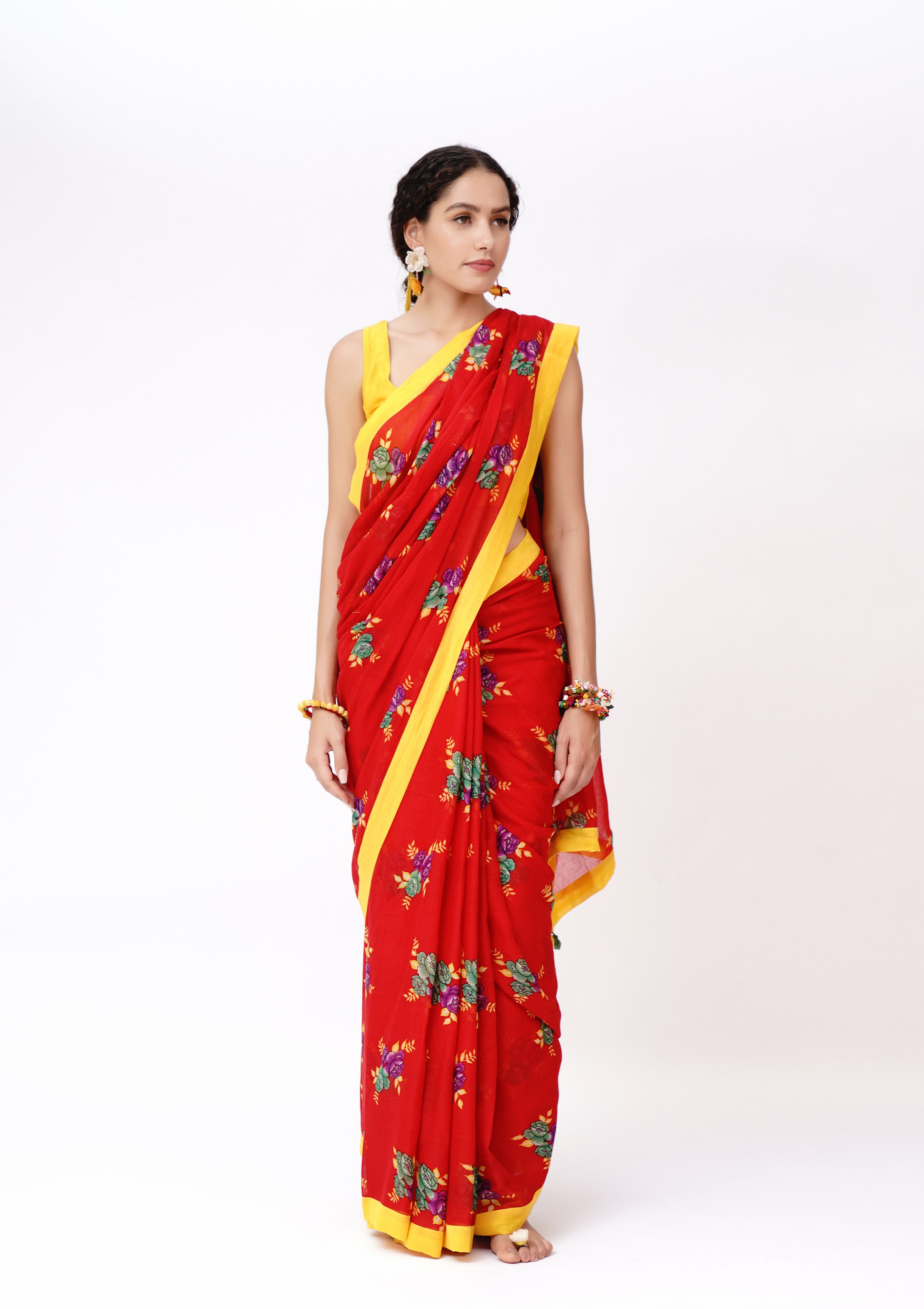 Phool Rang Saree
