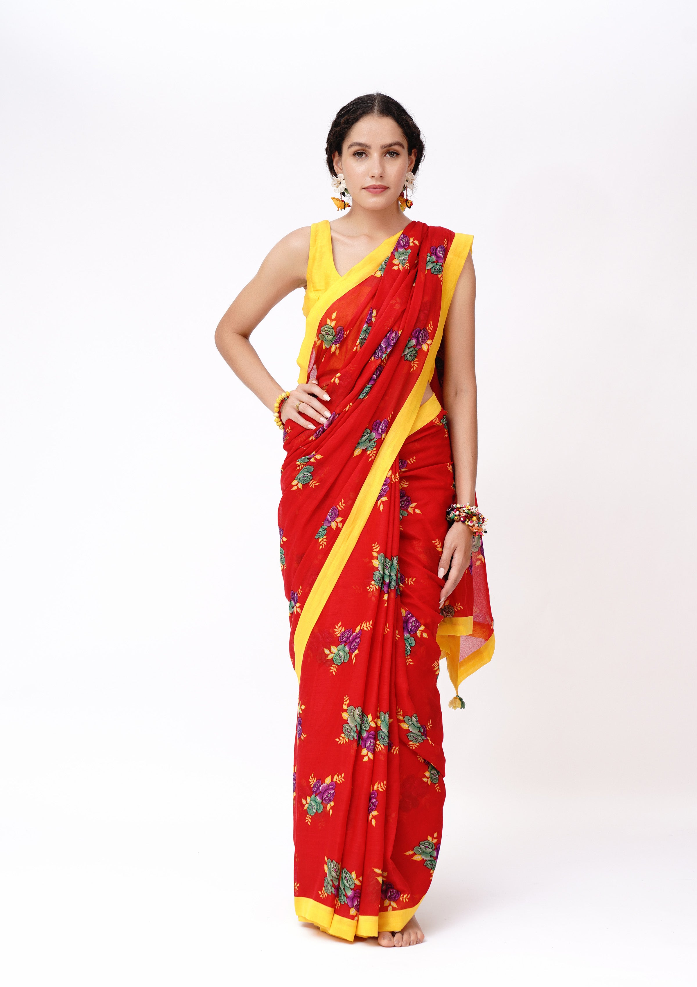 Phool Rang Saree