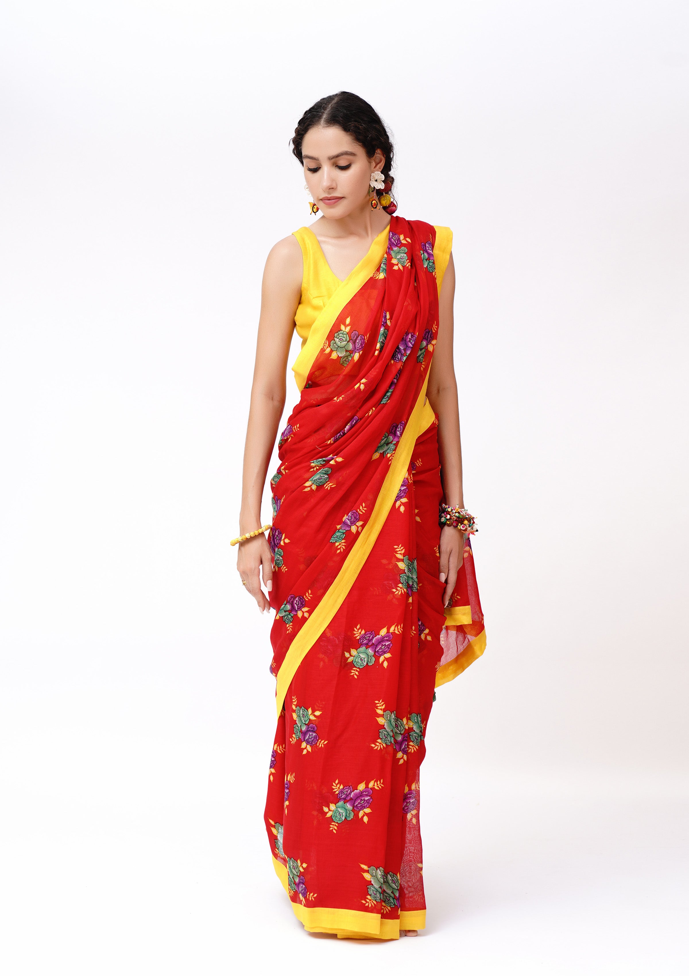 Phool Rang Saree