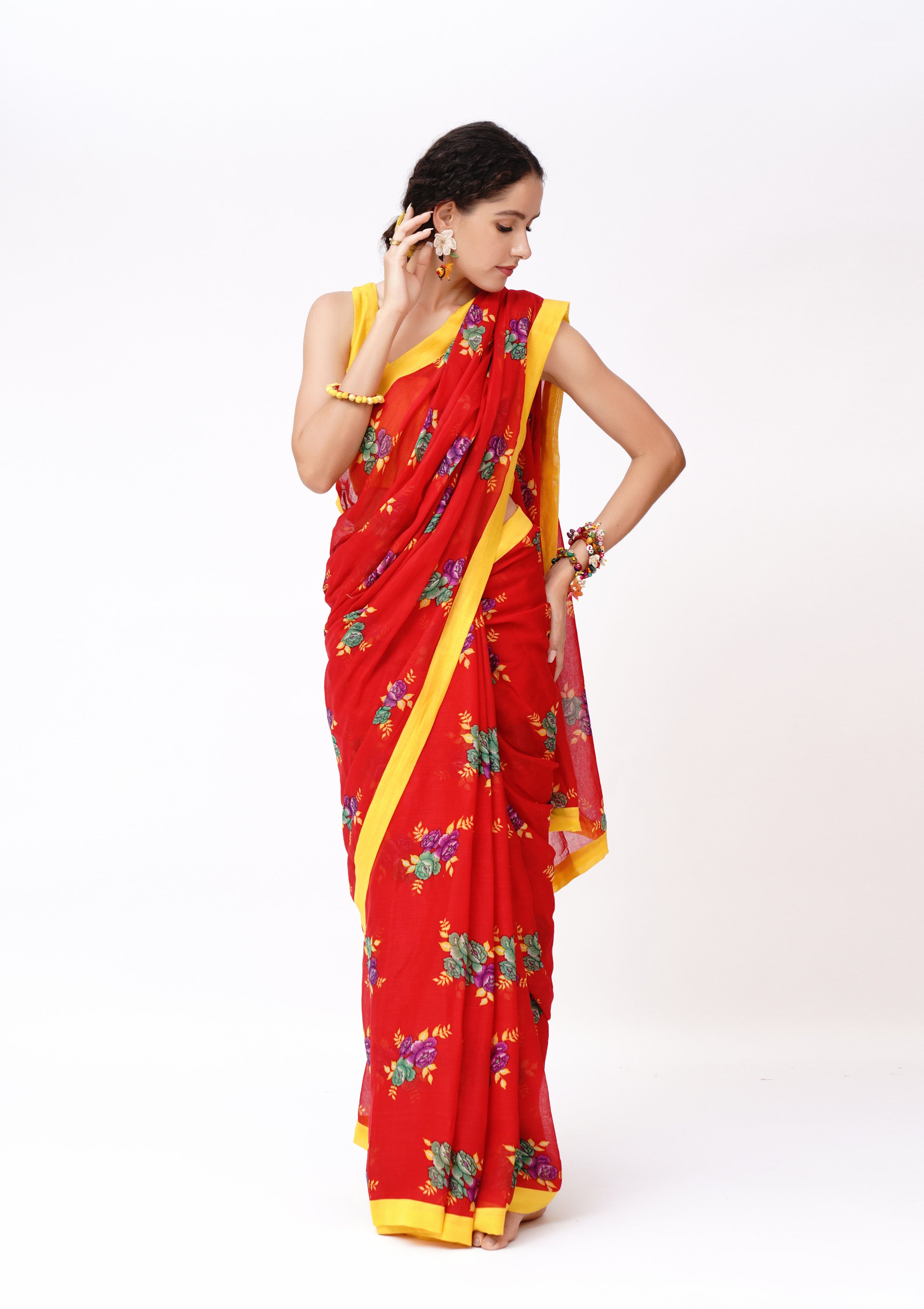 Phool Rang Saree