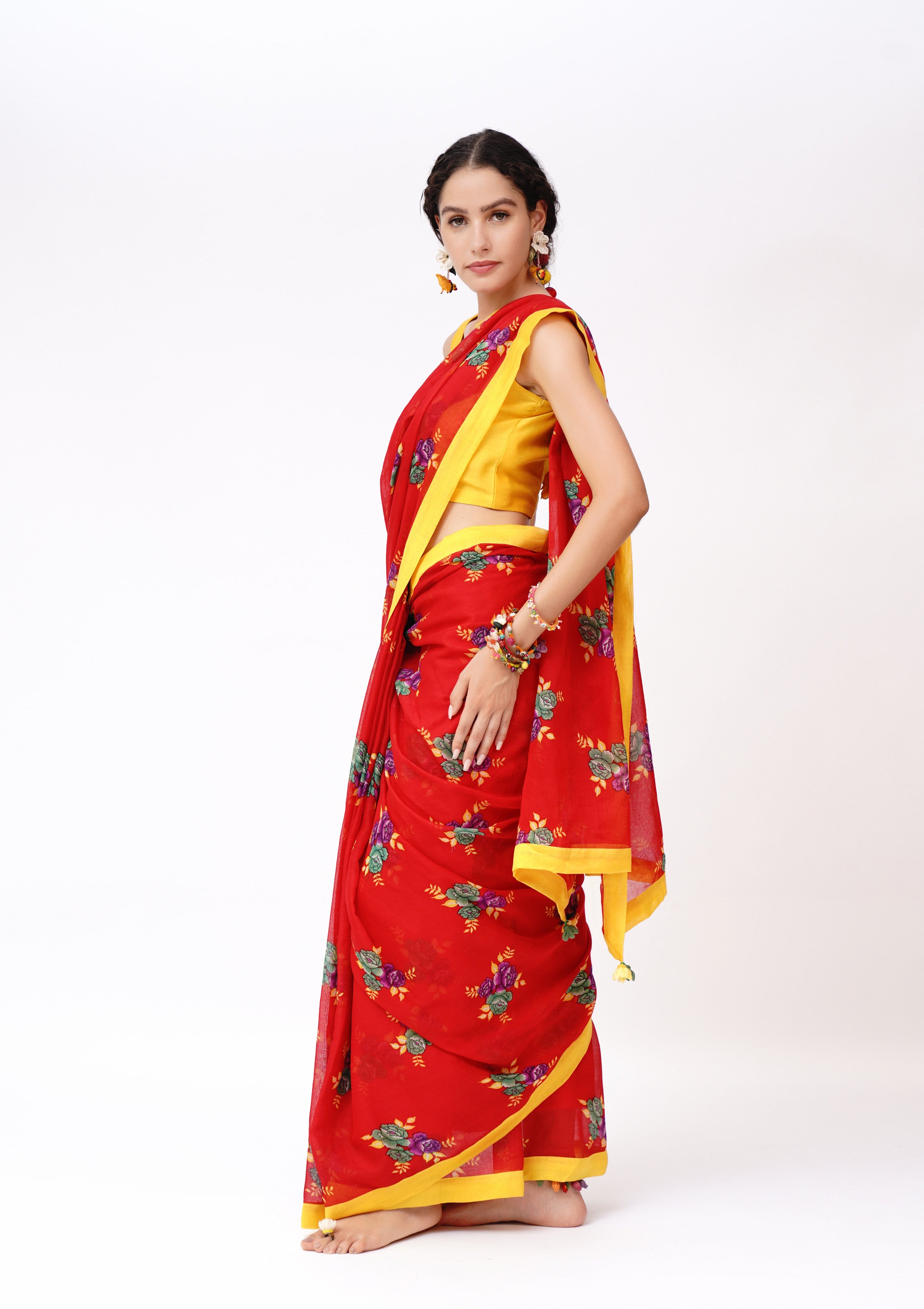 Phool Rang Saree