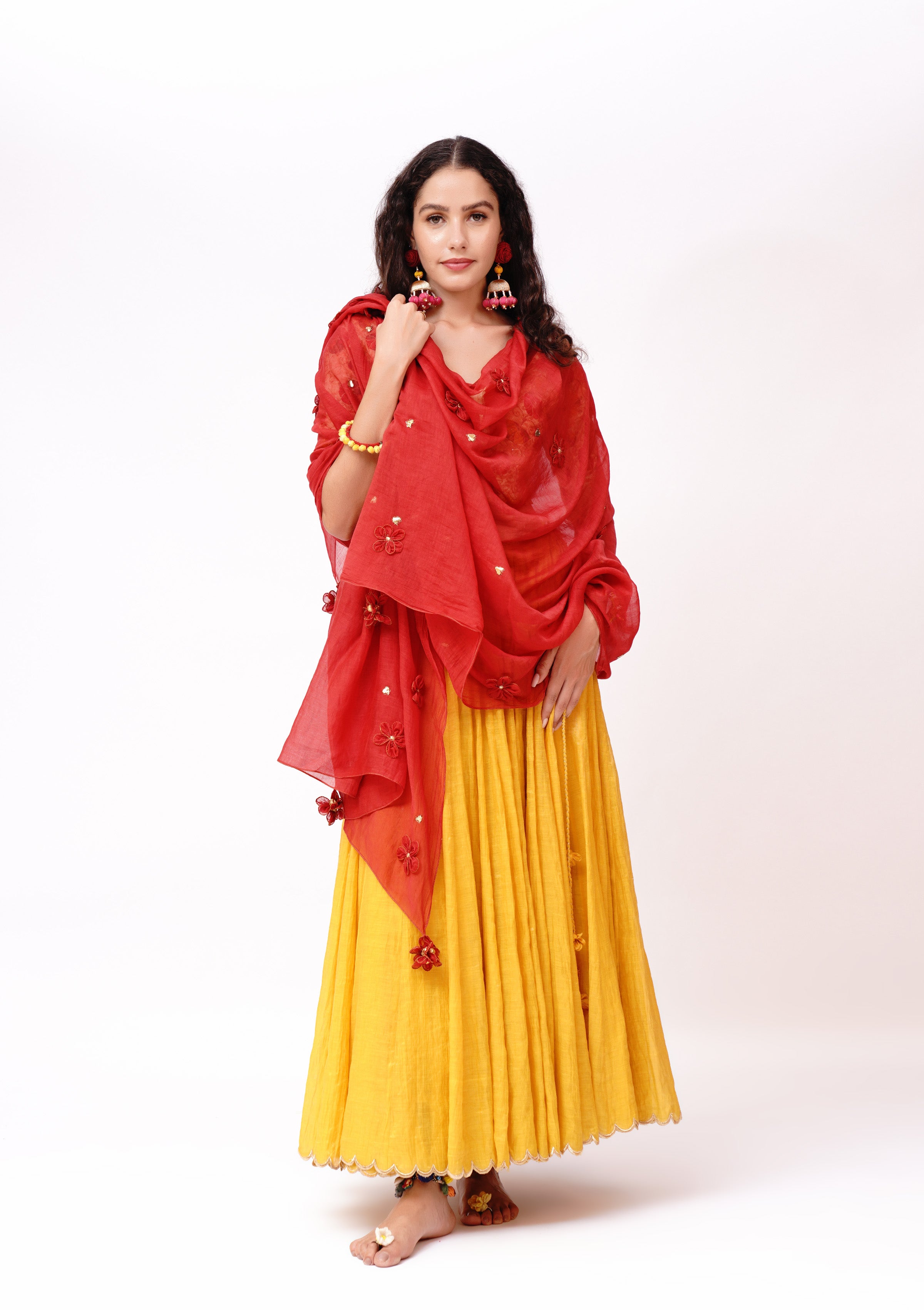 Ambeyaa Ghagra, Choli & Dupatta Set