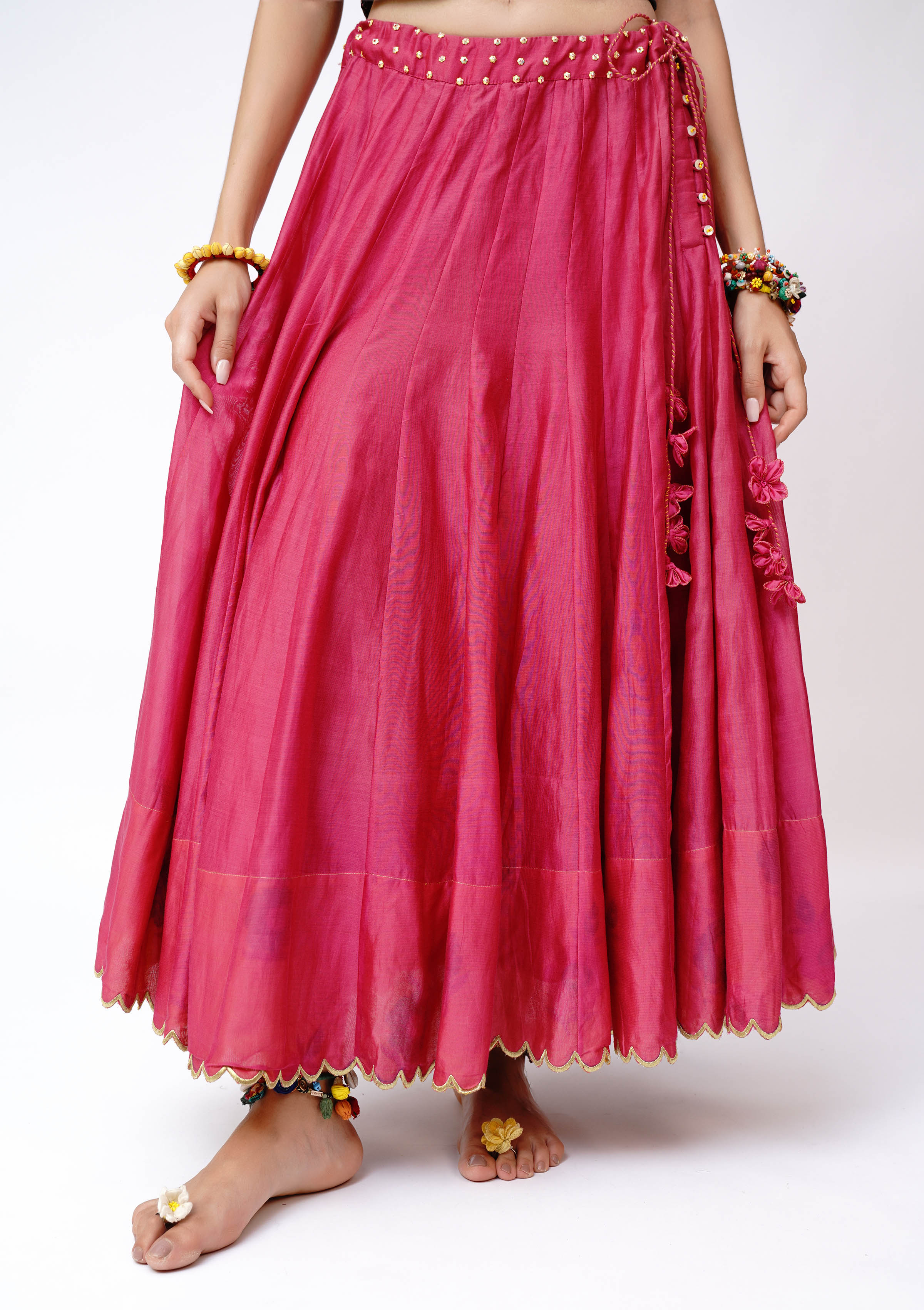 Mehkiya Pink Ghagra