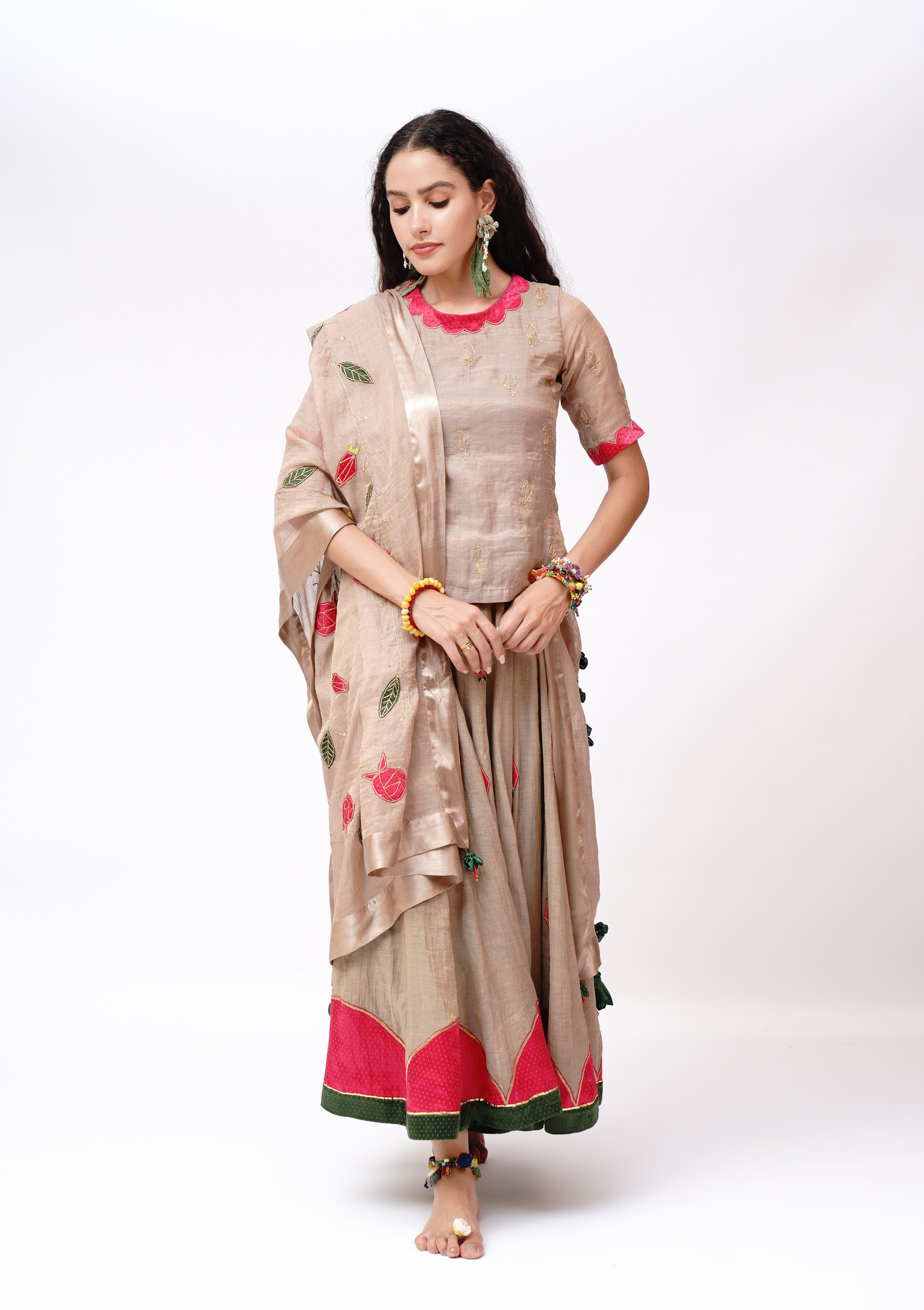 Chatori Rose Dupatta