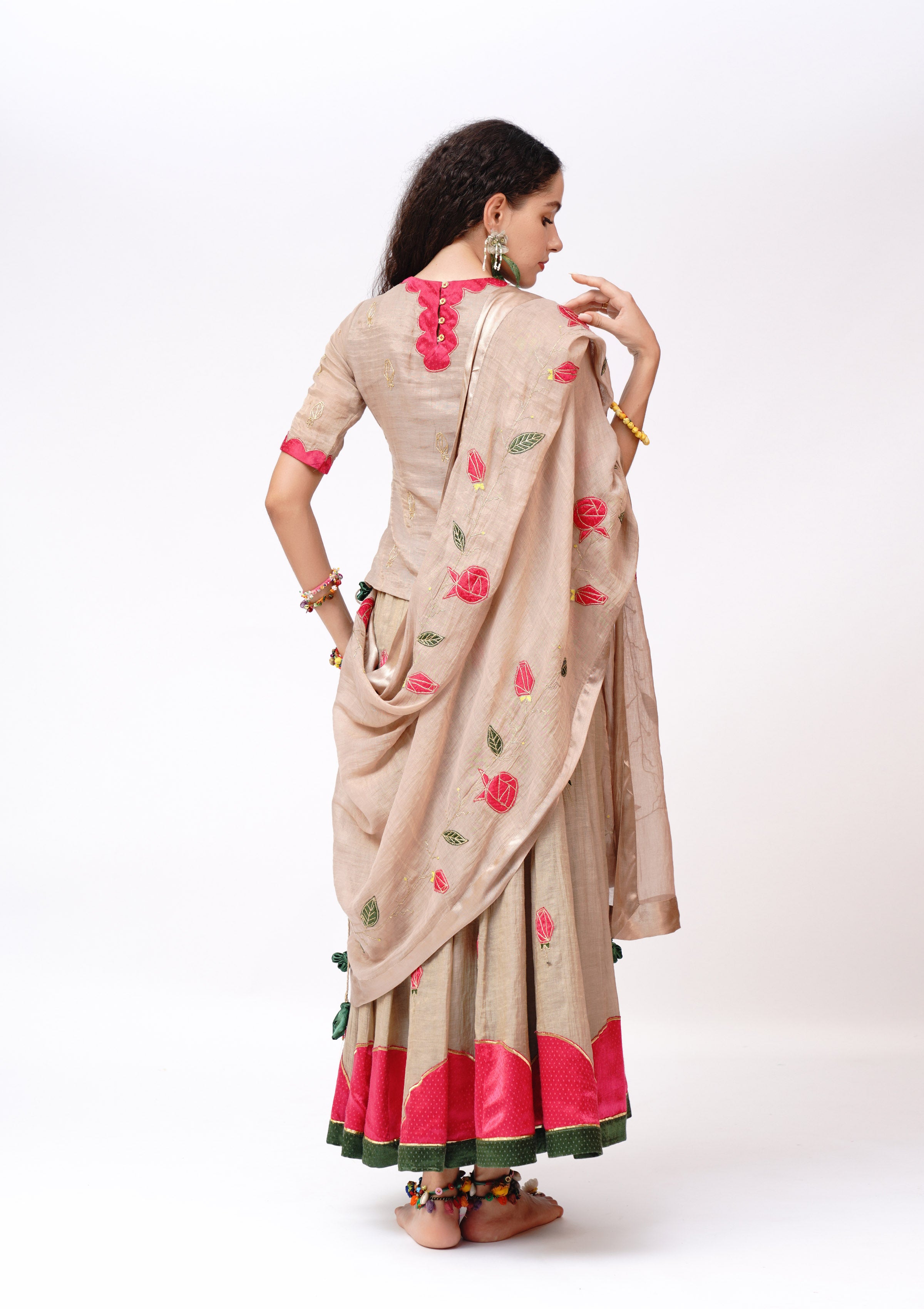 Chatori Rose Dupatta
