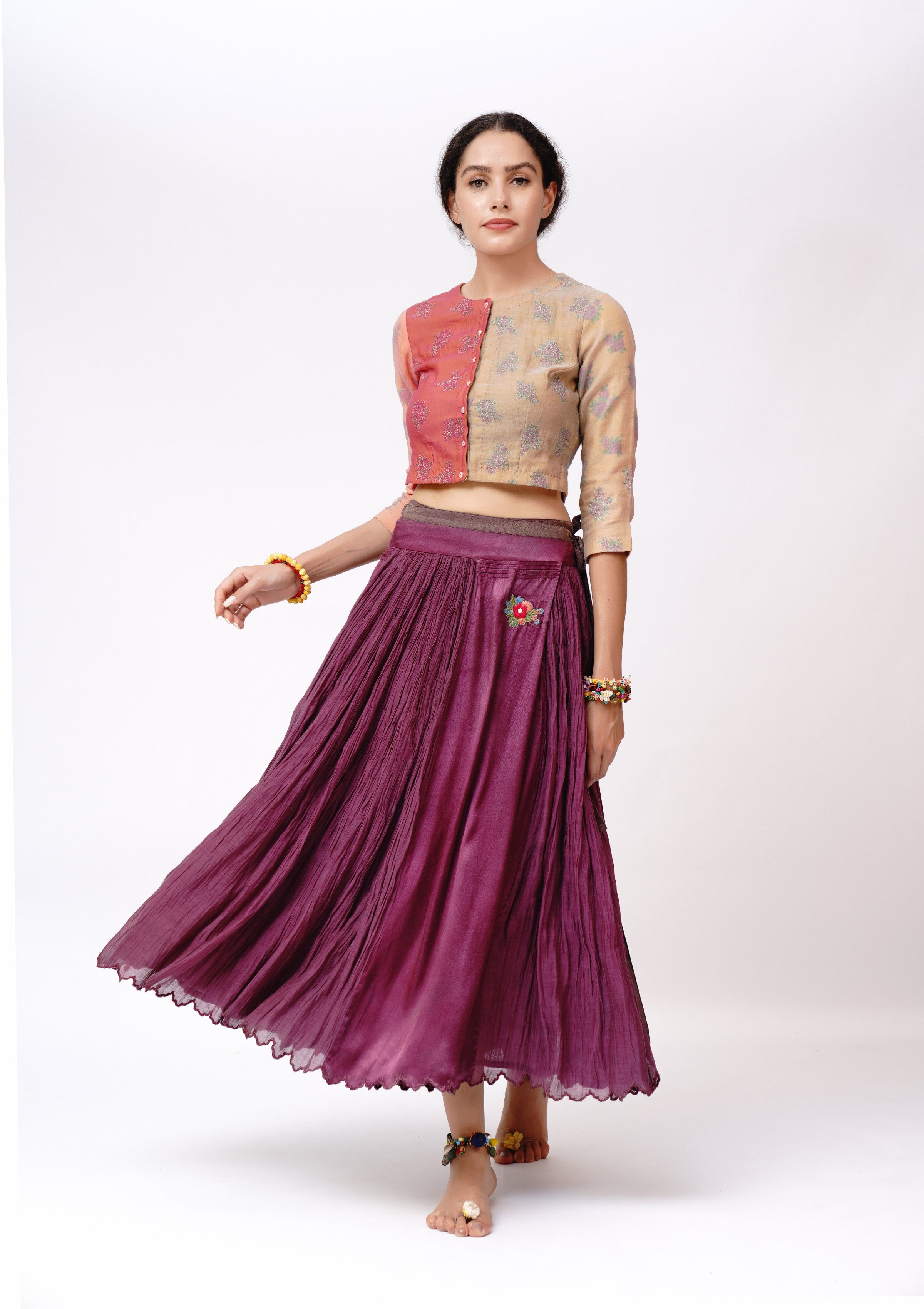 Jhankri Ghagra & Choli Set