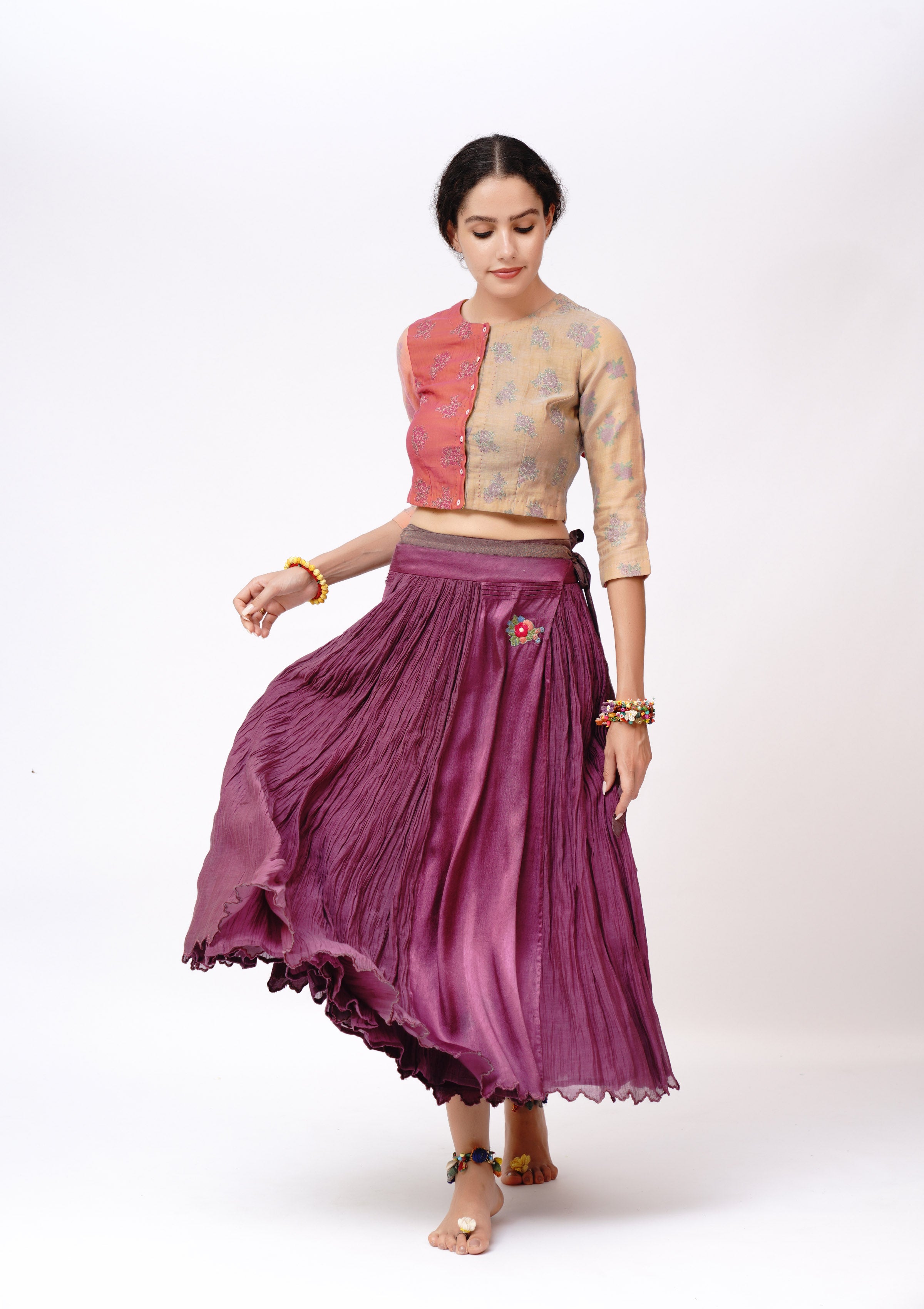Jhankri Ghagra & Choli Set