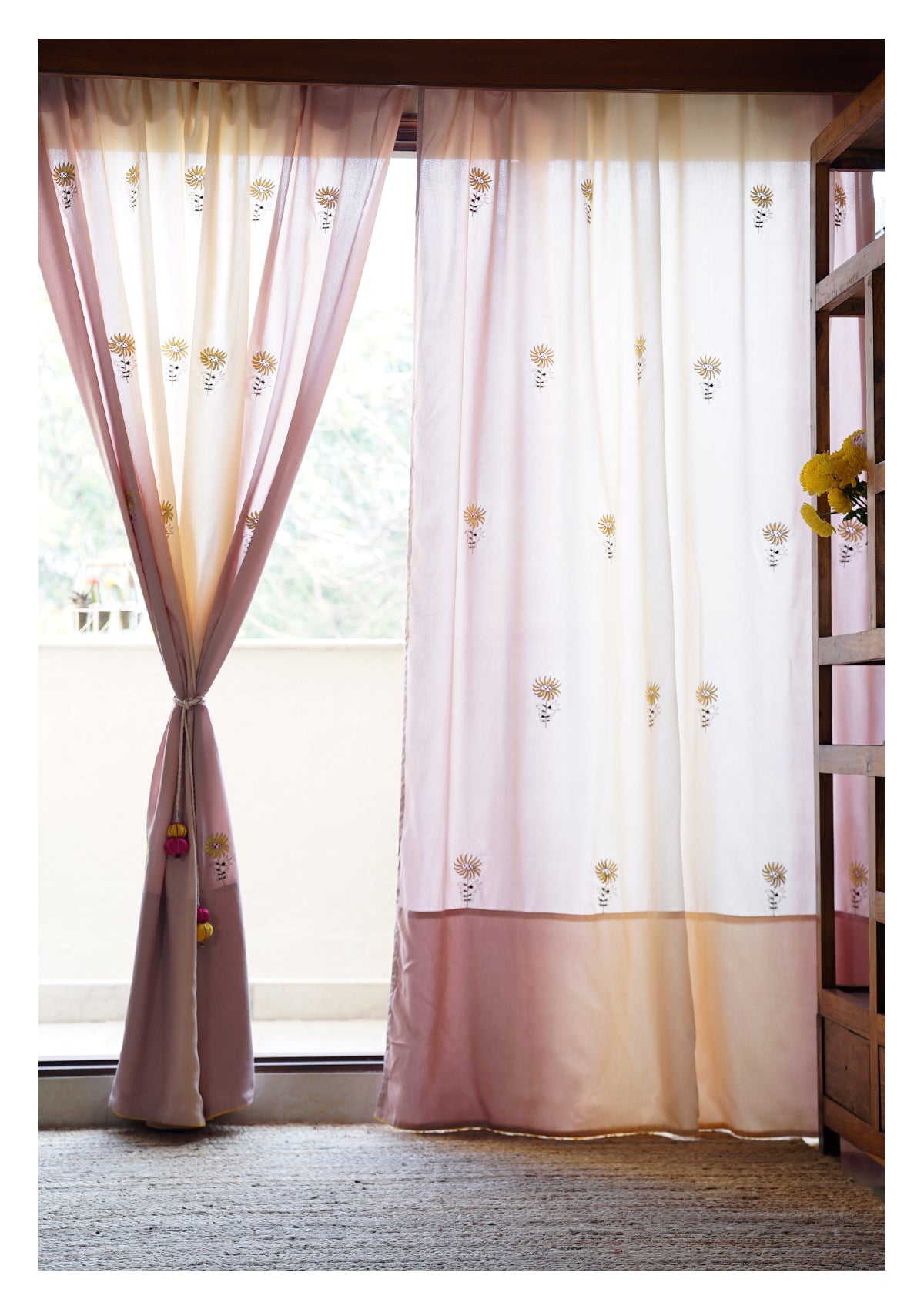 Pacino Ombre Cotton Curtain