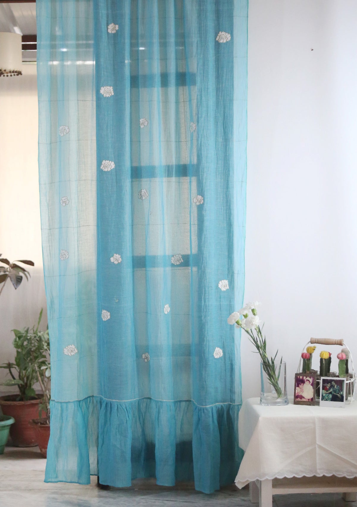 Punarvasu Aqua Sheer Curtain