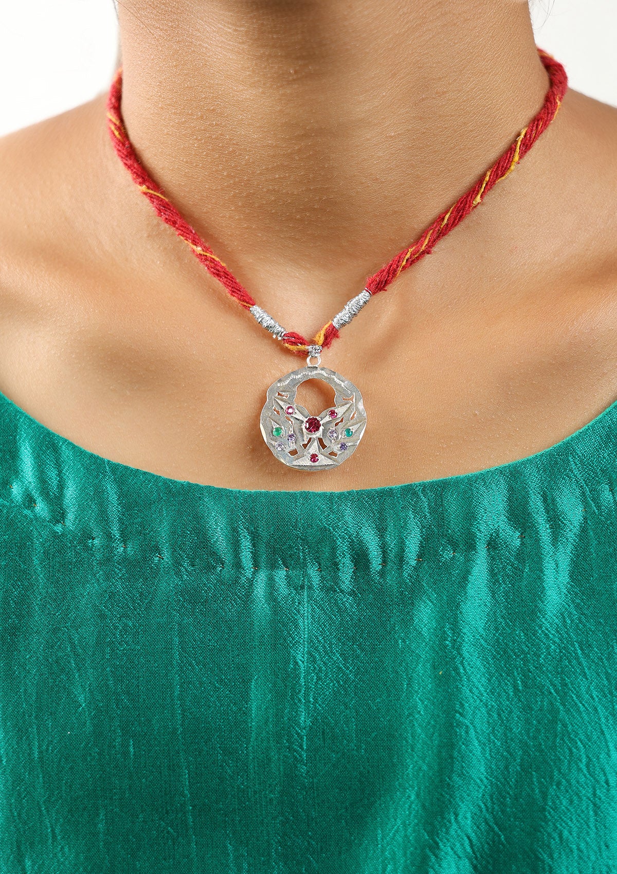 Laadli Silver Necklace