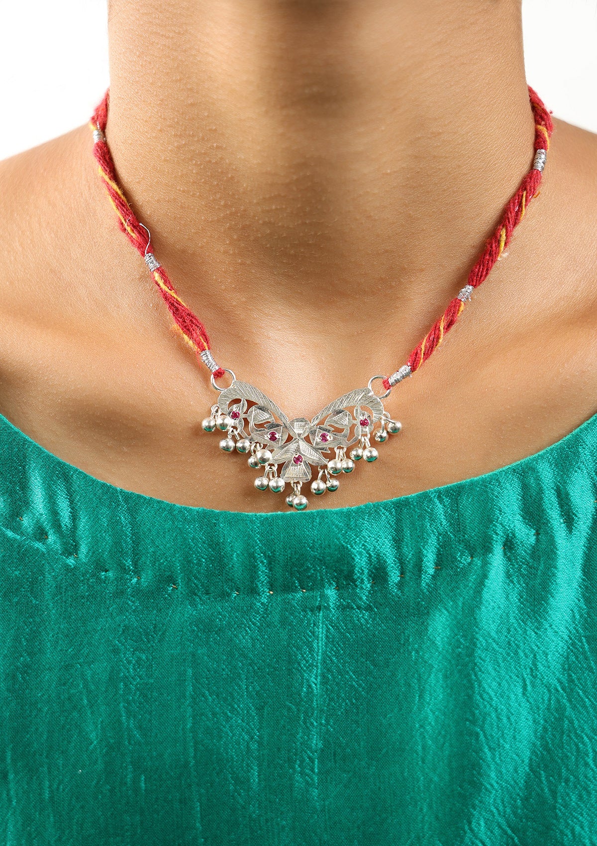 Titli Silver Rakhi
