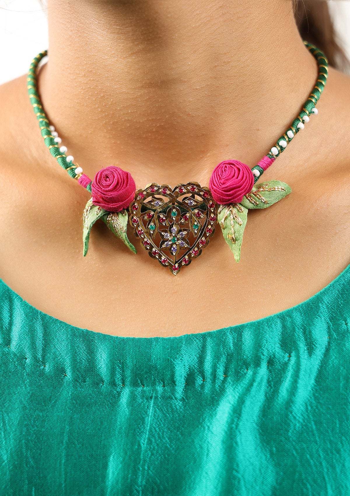 Piya Gold Tone Silver Necklace