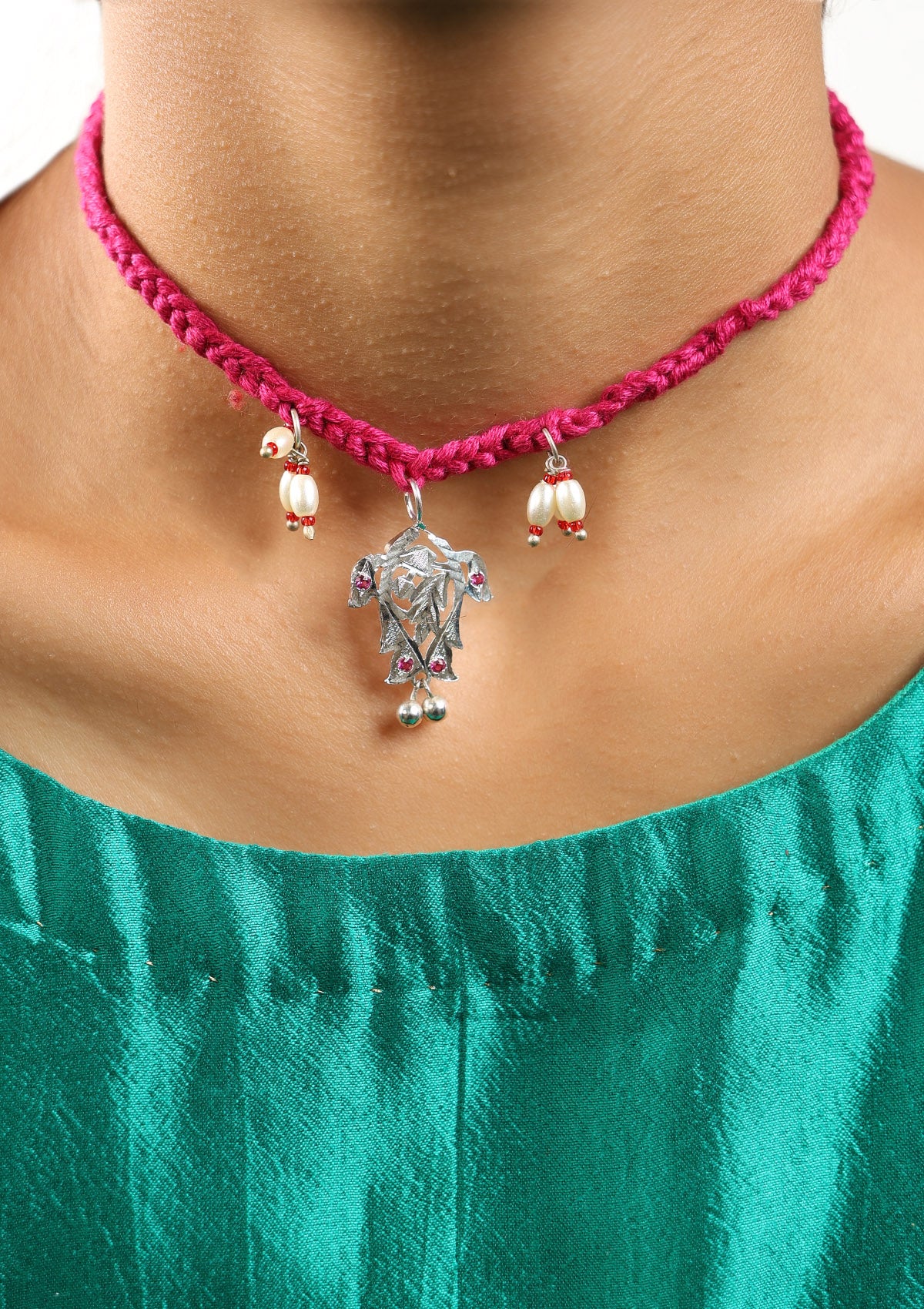 Kanhaiya Silver Necklace