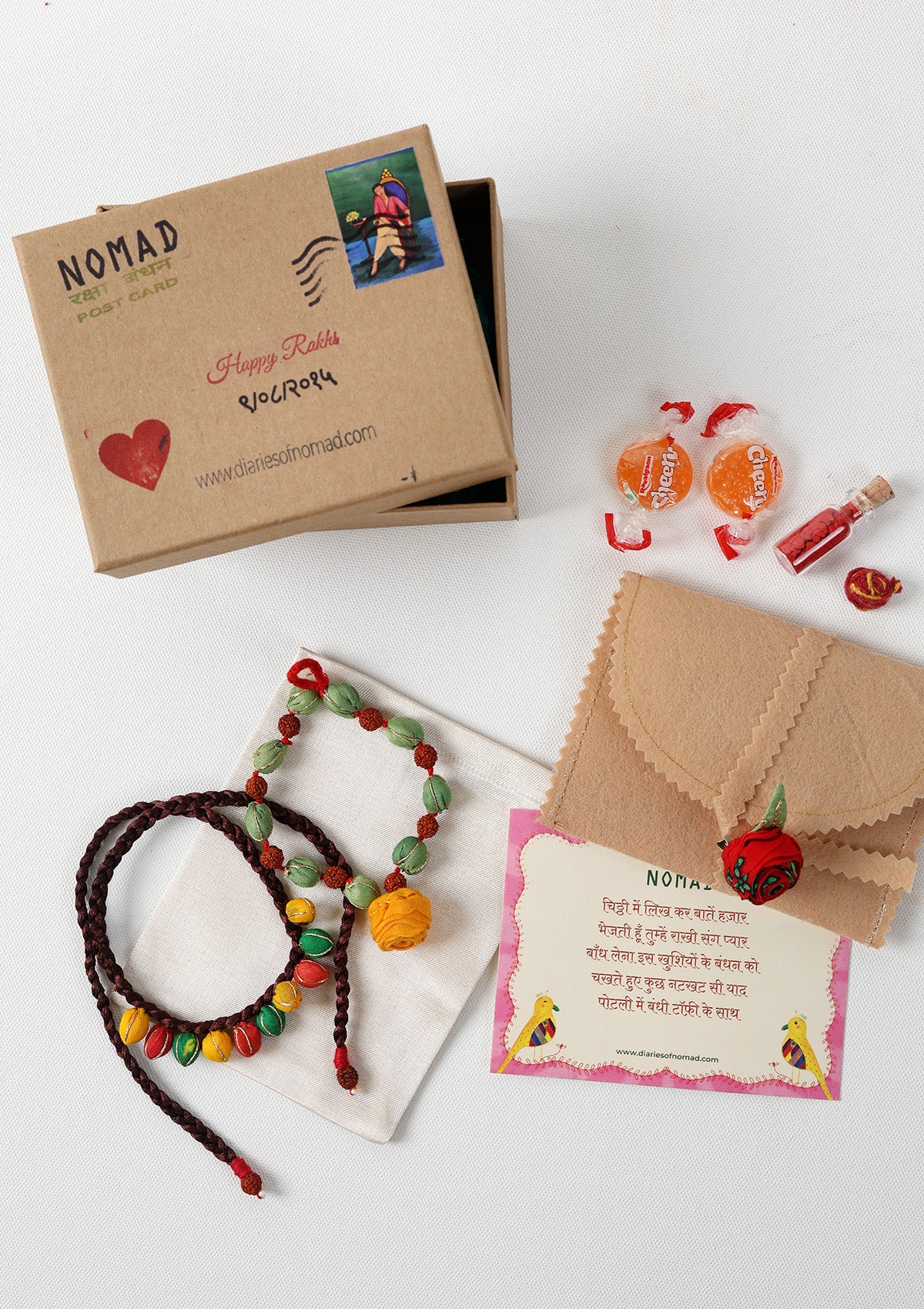 Nanno Floral Rakhi - Set of 2