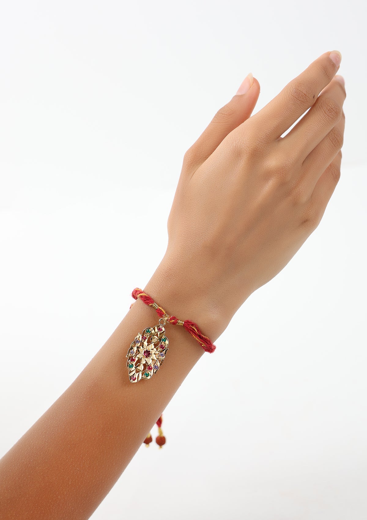 Naksh Gold Tone Silver Necklace