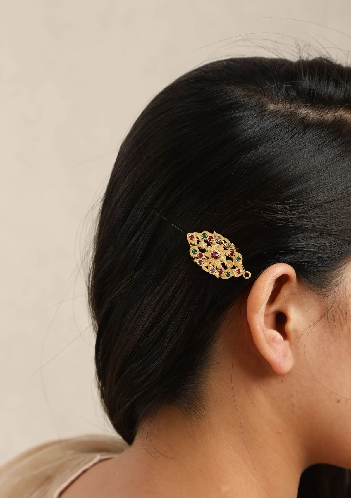 Naksh Gold Tone Silver Rakhi