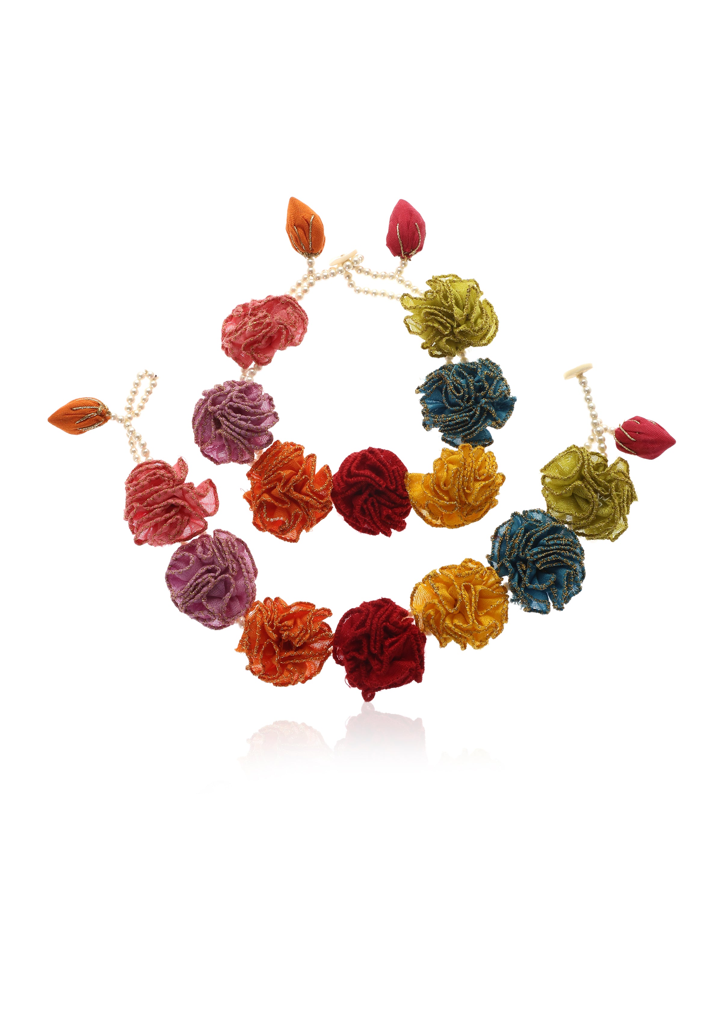 Rangeela Floral Anklets